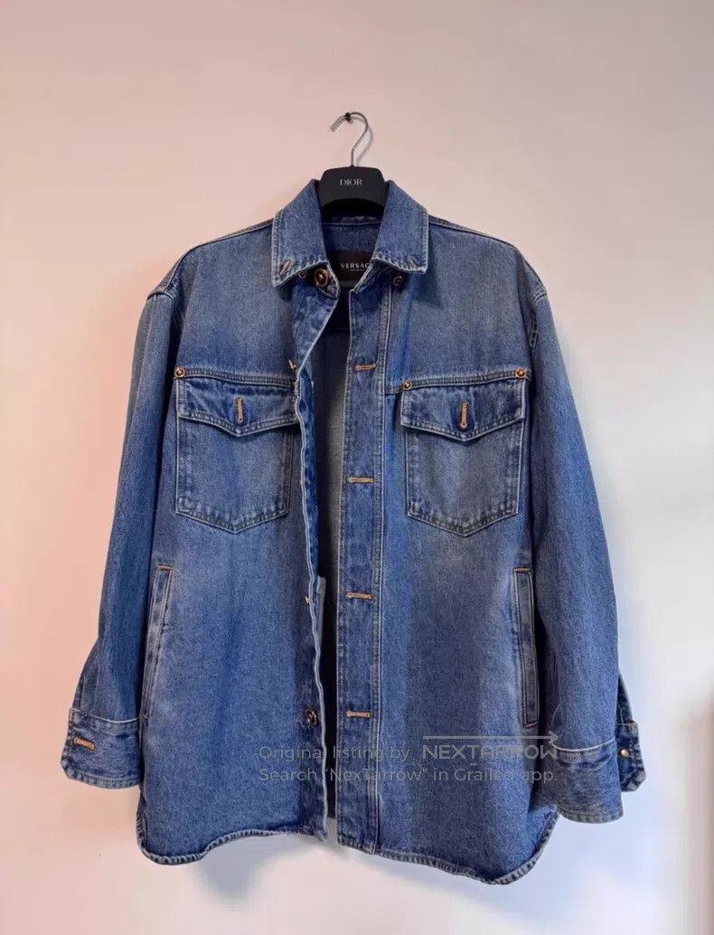 Versace Versace Classic denim shirt Size US M / EU 48-50 / 2 - 1 Thumbnail