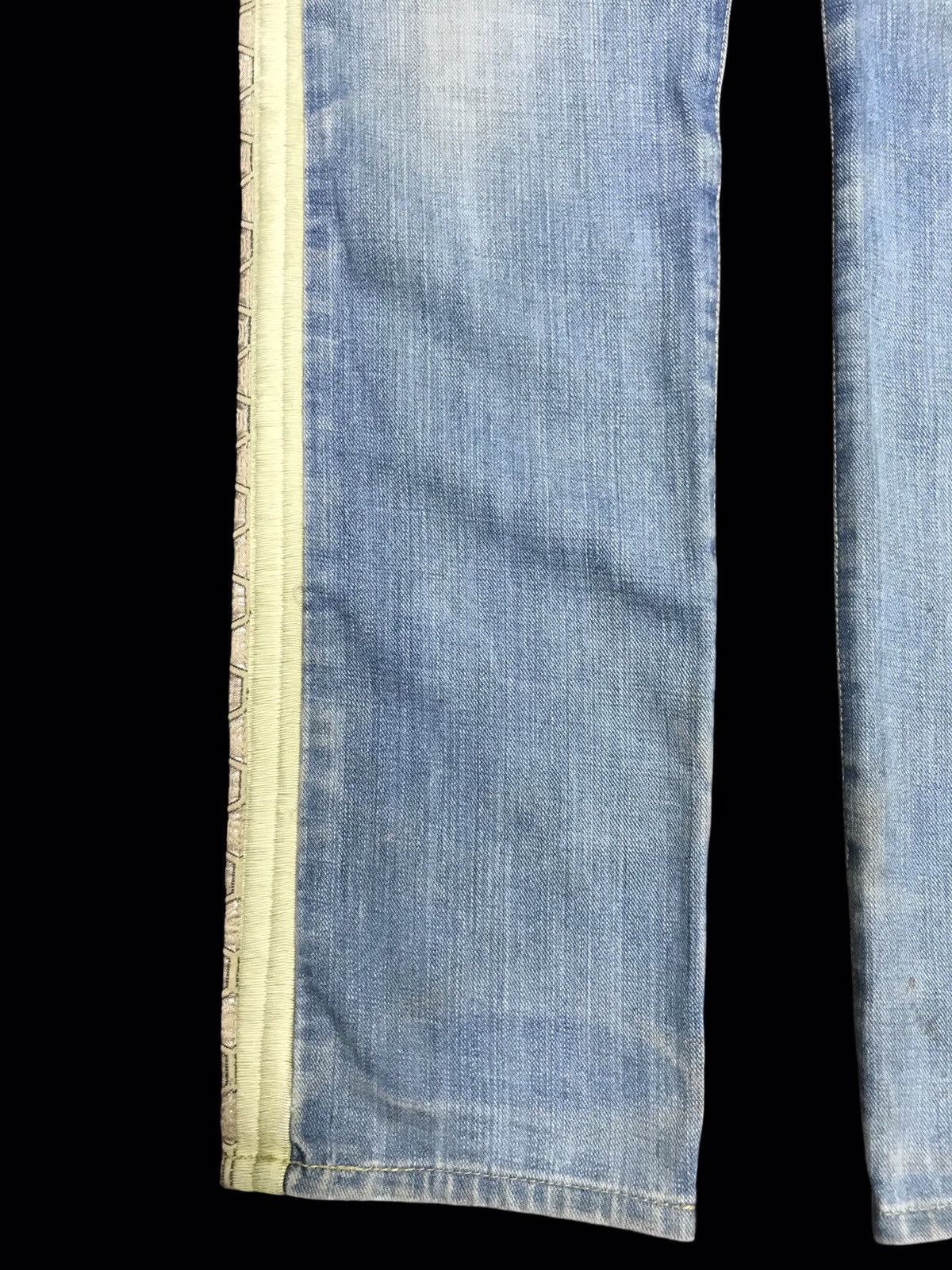 Designer 💥ARCHIVAL💥VERY RARE GEMSTONE TWO TONES BUSH DENIM F386 Size US 31 - 10 Thumbnail