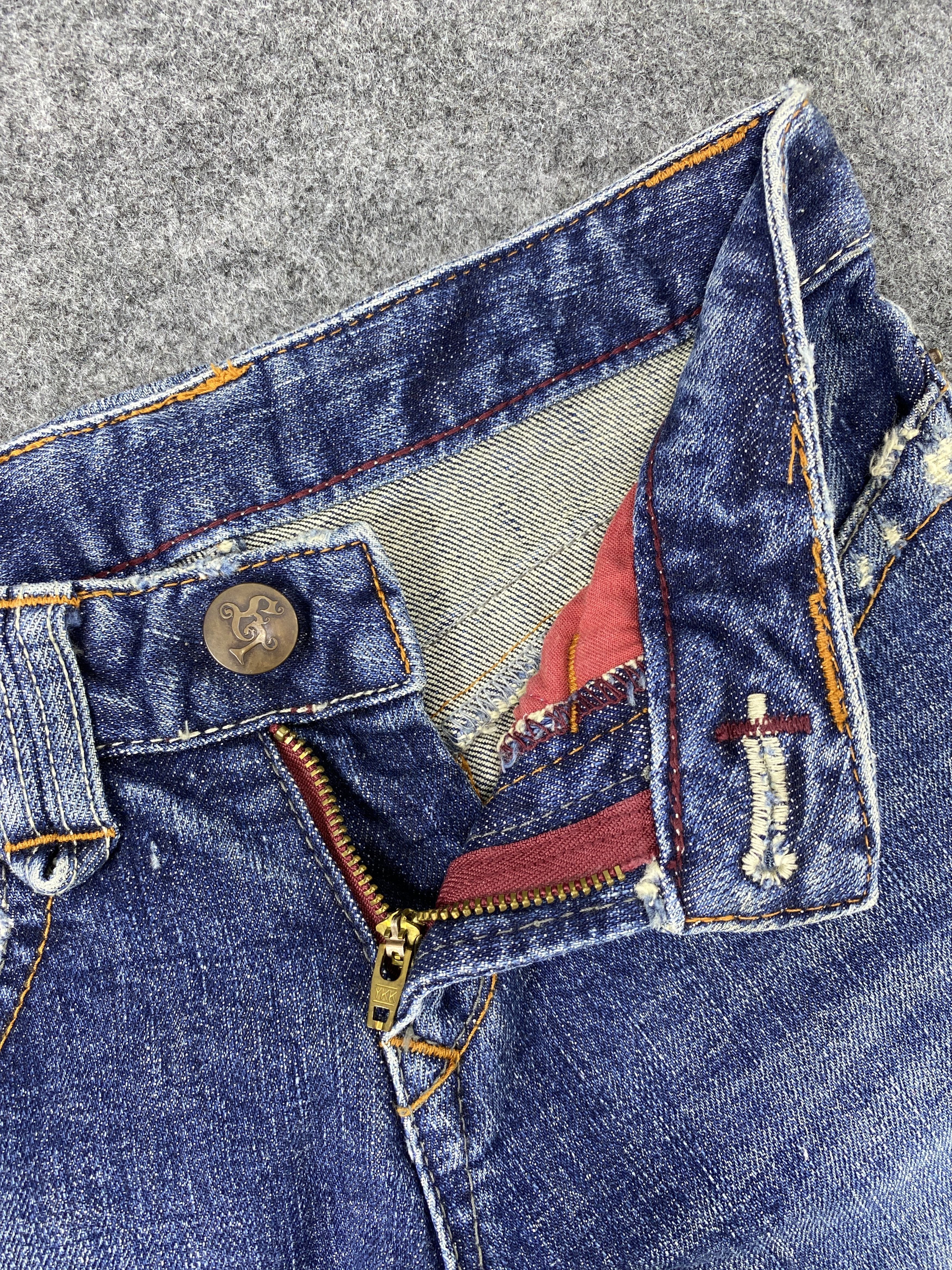 Japanese Brand Japanese Brand Blue Wash Jeans - J1011 Size 25" / US 0 / IT 36 - 7 Thumbnail