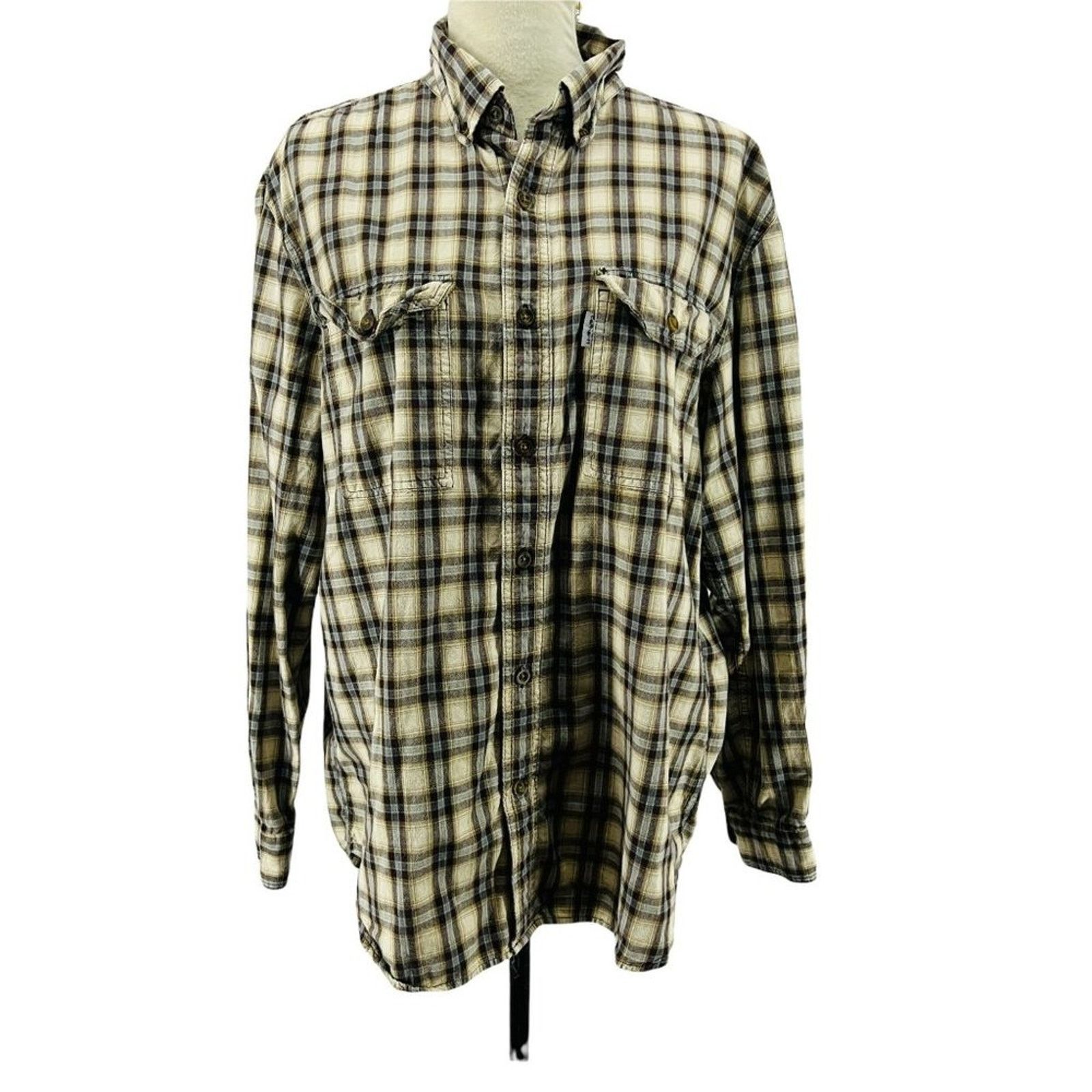 Carhartt Carhartt Fort Plaid Button Front Relaxed Fit Shirt Men Large Size US L / EU 52-54 / 3 - 10 Thumbnail