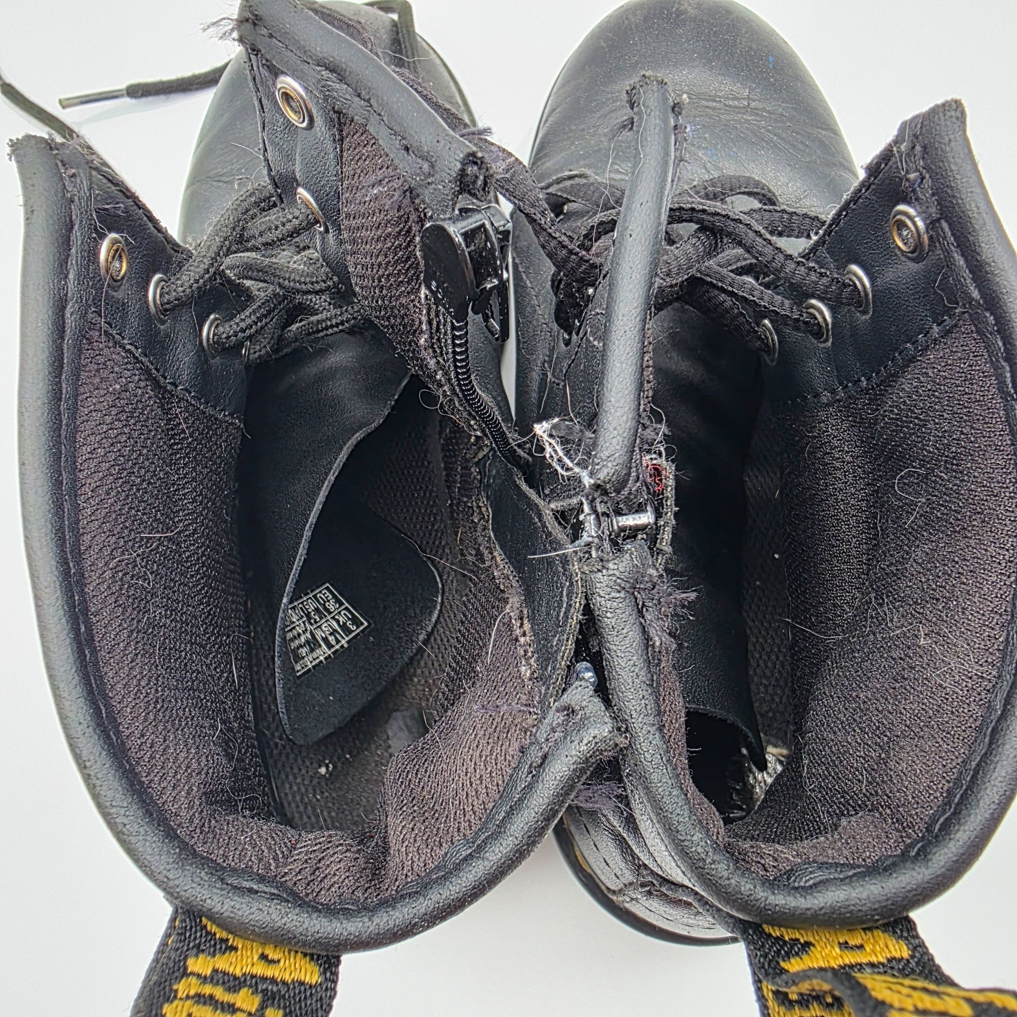 Dr. Martens Dr. Martens Womens Size 5 Black Leather Ankle Boots 1460 J S Size US 5 / IT 35 - 5 Thumbnail