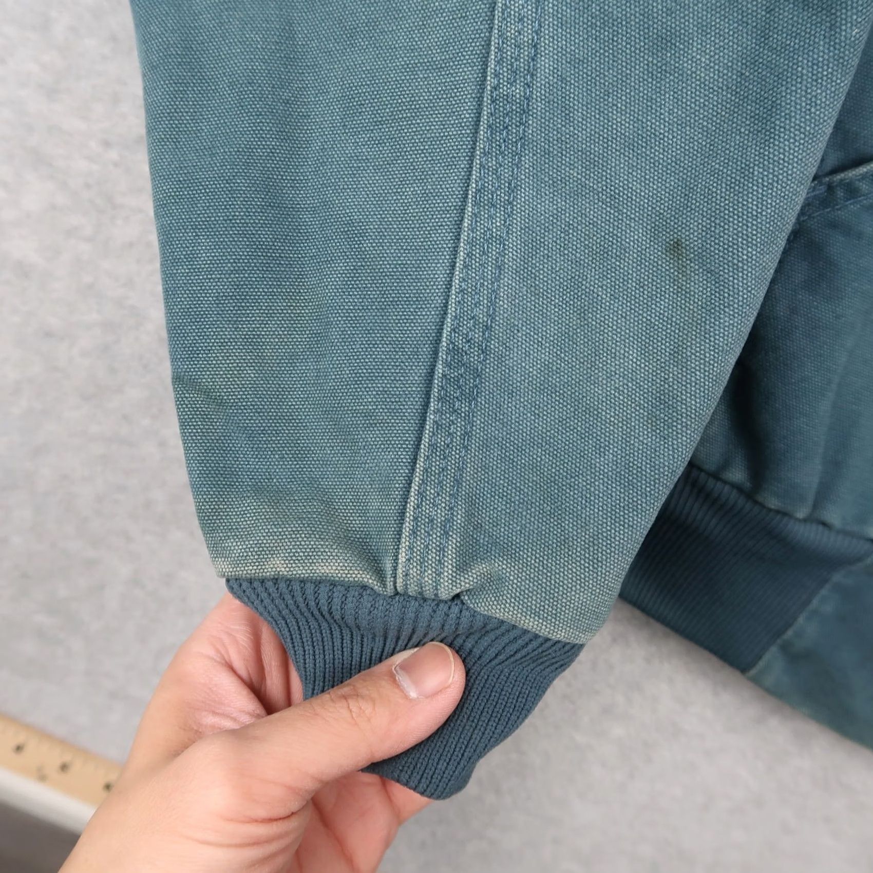 Carhartt VINTAGE Carhartt Jacket 90s Bomber Blue J97 Mens L Work Active Jacket Size L Blue Carhartt J97 USA Made Size US L / EU 52-54 / 3 - 6 Thumbnail