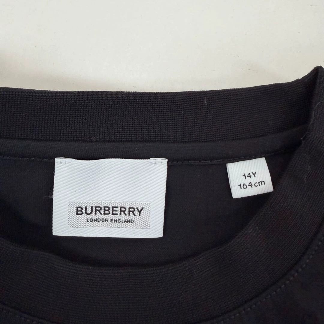 Burberry Burberry Black Logo Letter T-Shirt 14Y Size XS / US 0-2 / IT 36-38 - 5 Thumbnail