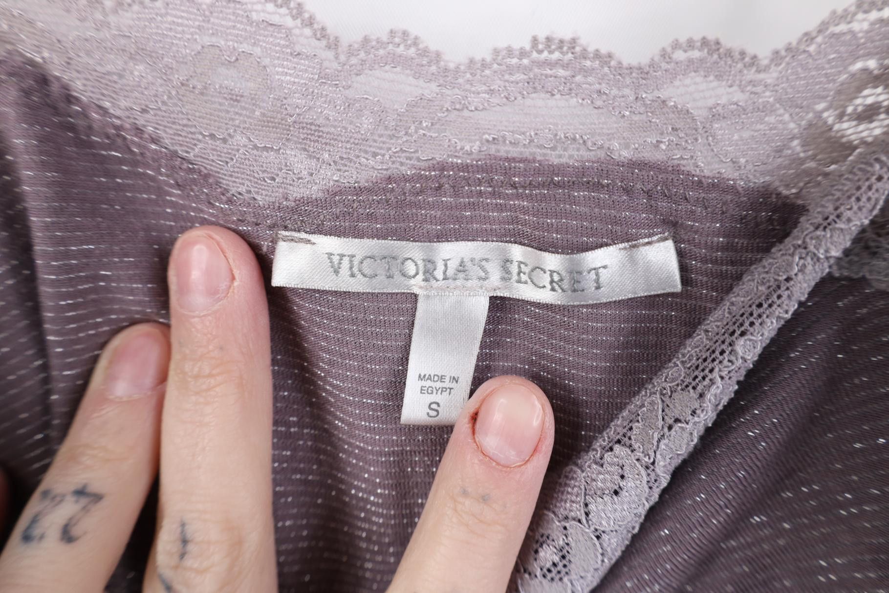 Victoria's Secret Vintage Y2K Victoria's Secret Metallic Lace Tank Top T-Shirt Size S / US 4 / IT 40 - 7 Thumbnail