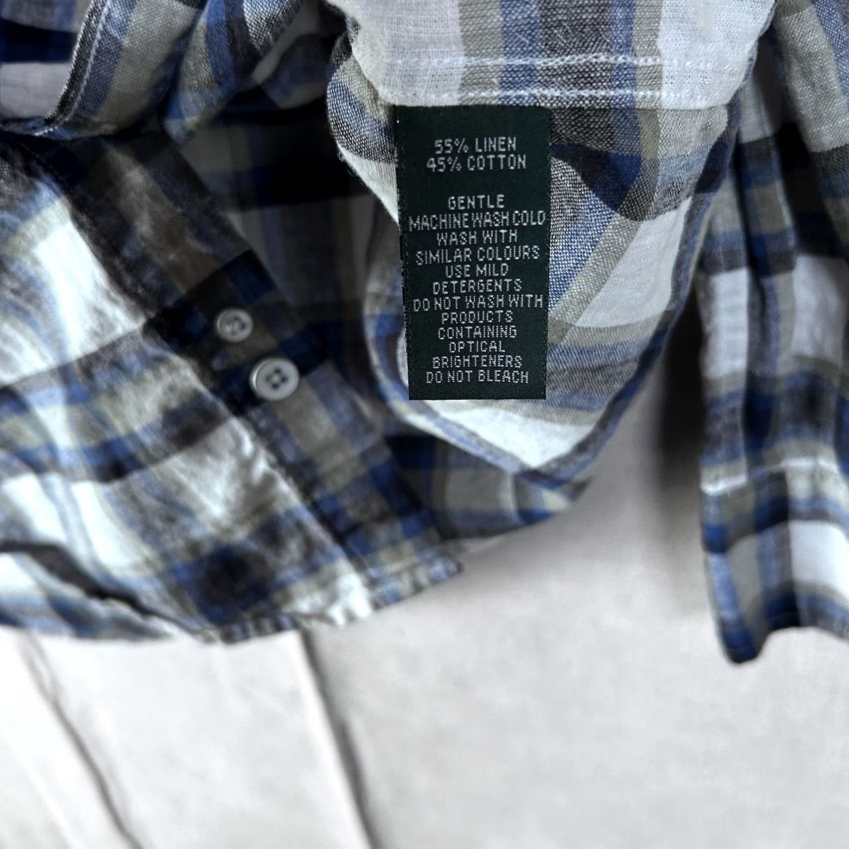 Rodd & Gunn Rodd & Gunn Mens Blue Plaid Button-Down Shirt Sports Fit L Size US L / EU 52-54 / 3 - 3 Thumbnail