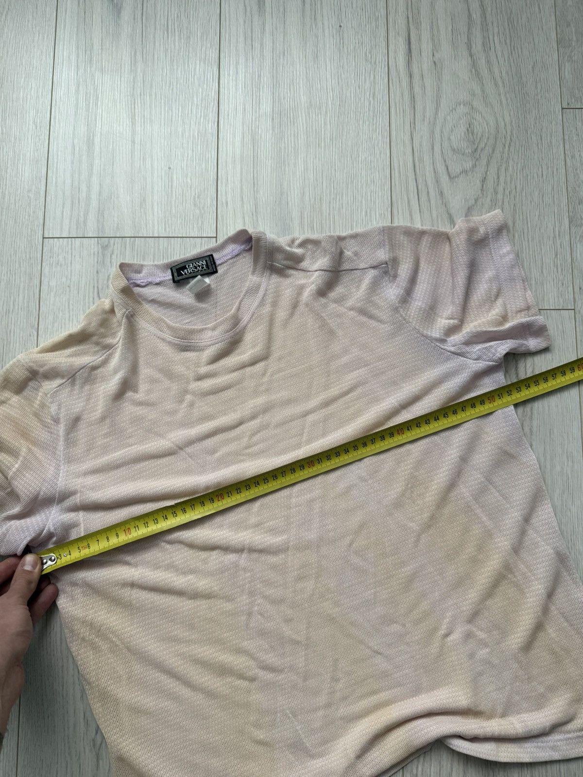 Versace Archive 80-90s Gianni Versace Mesh Top T-Shirt Size S-M Size US S / EU 44-46 / 1 - 13 Thumbnail