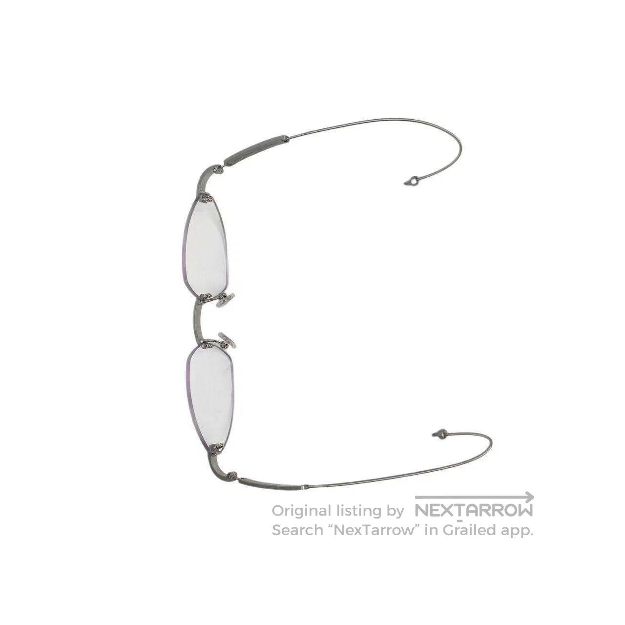 Maison Margiela Maison Margiela GM co-branded oval logo glasses| Size ONE SIZE - 3 Thumbnail