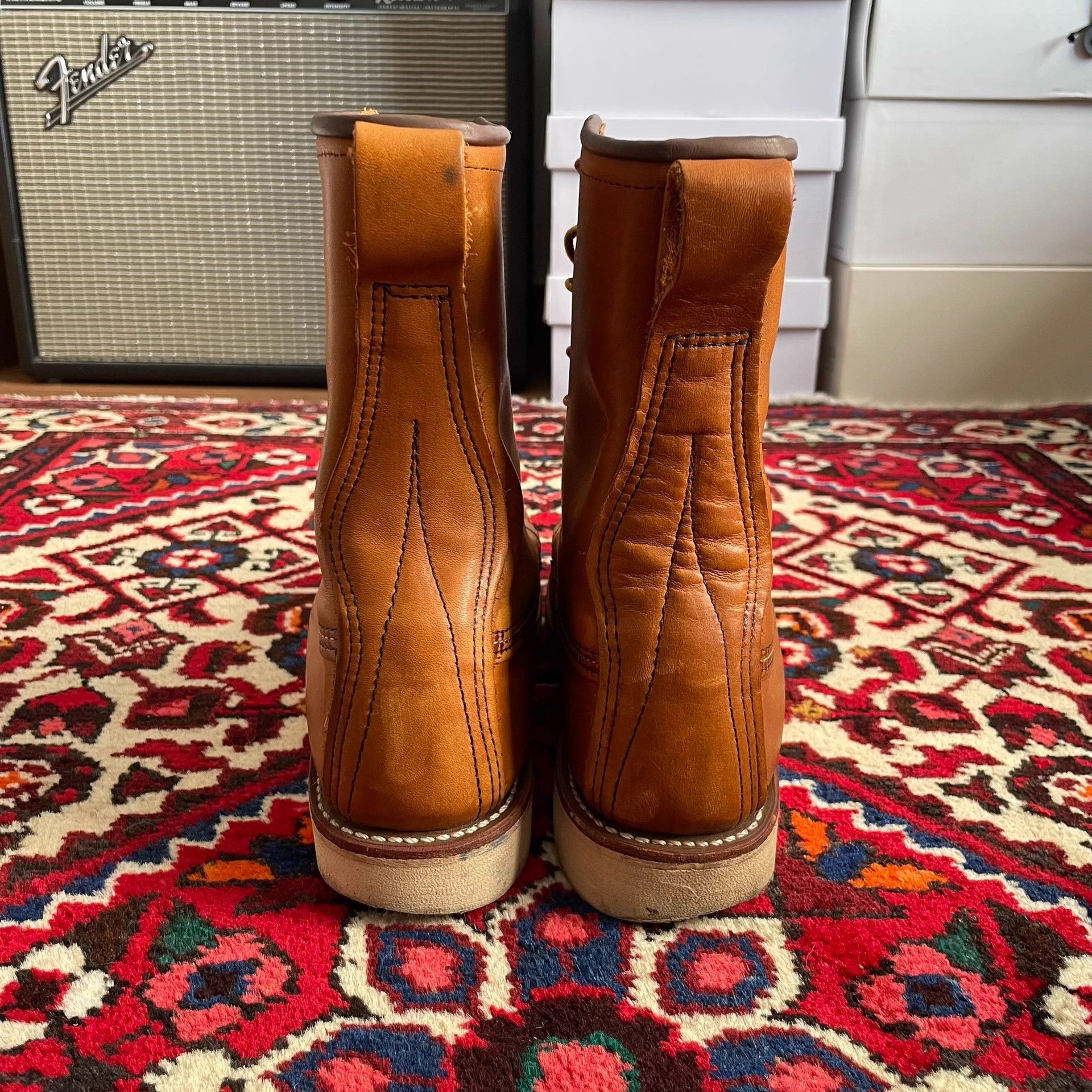 Red Wing Red Wing 877 8.5D Vintage Stamp Mint Condition Work Boots Size US 8.5 / EU 41-42 - 5 Thumbnail
