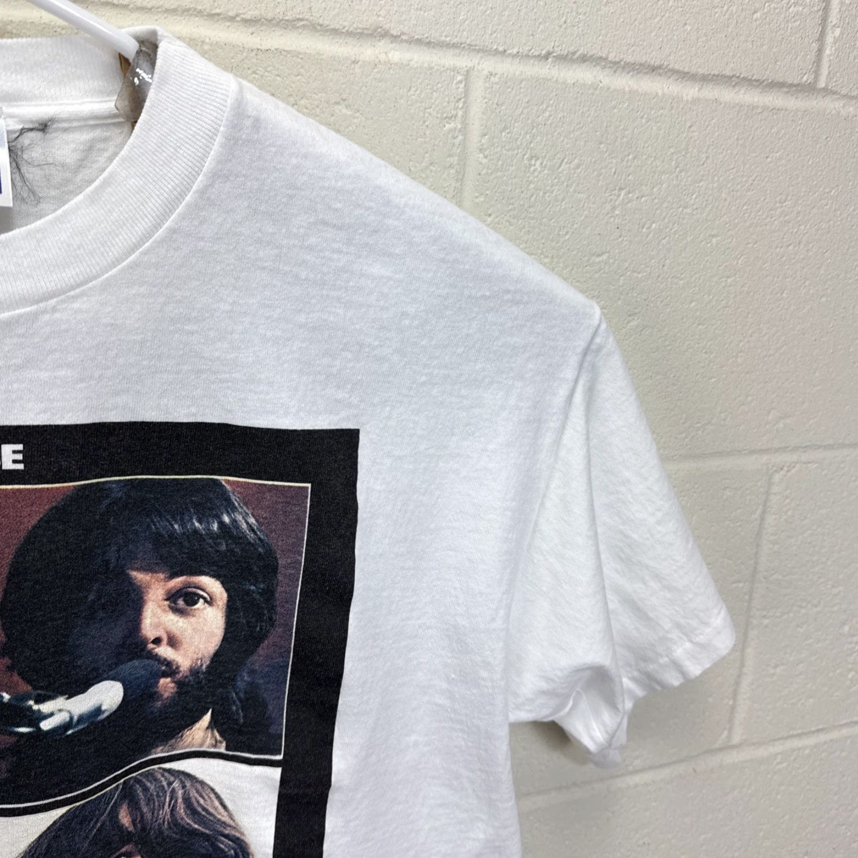 Vintage VINTAGE The Beatles Let It Be Album Cover T-Shirt Concert Tee XL White Shirt Mens Size US XL / EU 56 / 4 - 7 Thumbnail