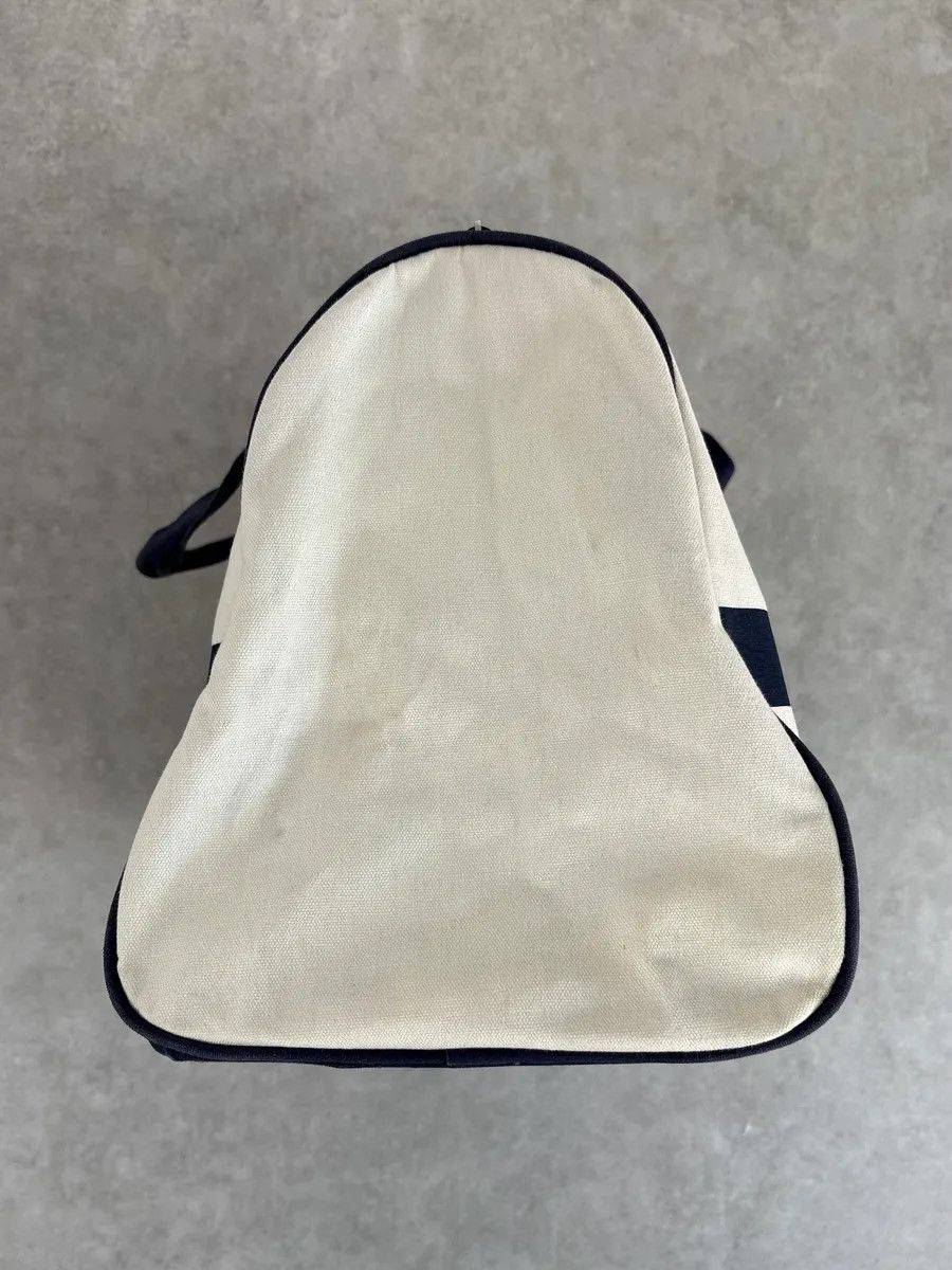 Jean Paul Gaultier Jean Paul Gaultier White & Navy Canvas Striped Handle Bag Size ONE SIZE - 7 Thumbnail