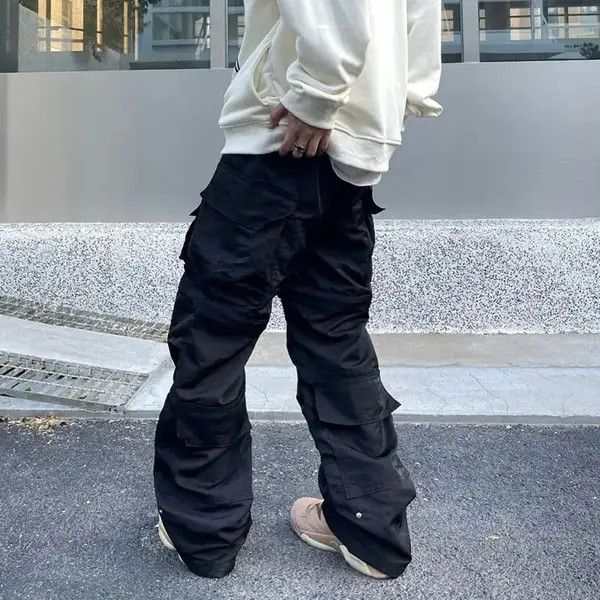 VIBE Y2K Cargo Pants Shorts Removable Pockets Casual Pants Size US 32 / EU 48 - 2 Thumbnail