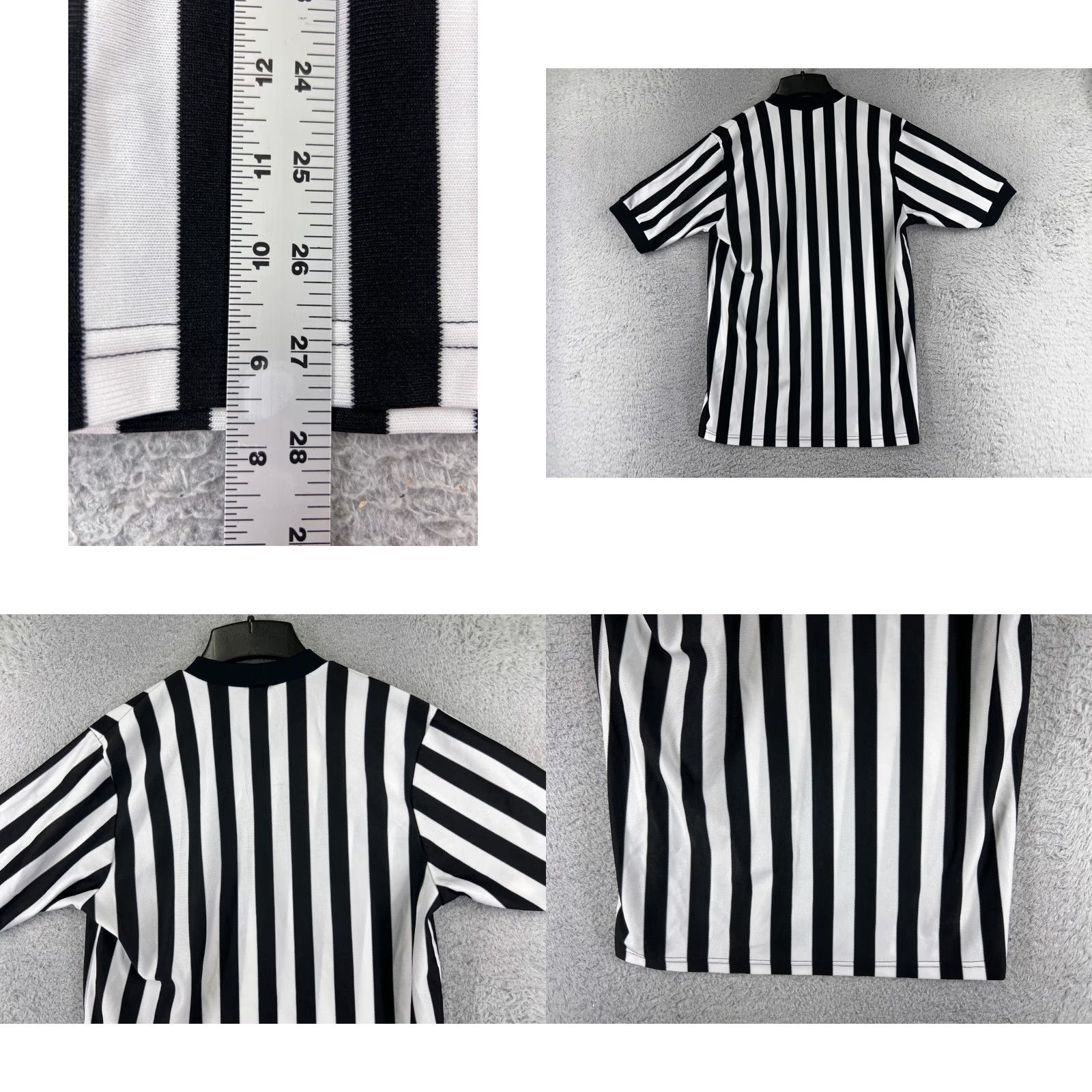 KEEN Cliff Keen Referee Shirt Mens 2XL White V-Neck Short Sleeve Polyester Cotton Jersey Logo Breatha​ble Sports Shirt Size US XXL / EU 58 / 5 - 9 Thumbnail