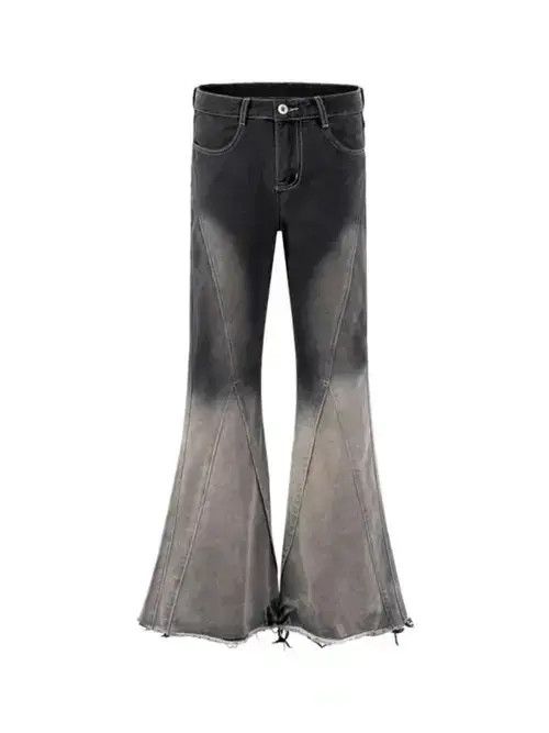 VIBE Vintage wash gradient patchwork bootcut jeans Size US 32 / EU 48 - 4 Thumbnail