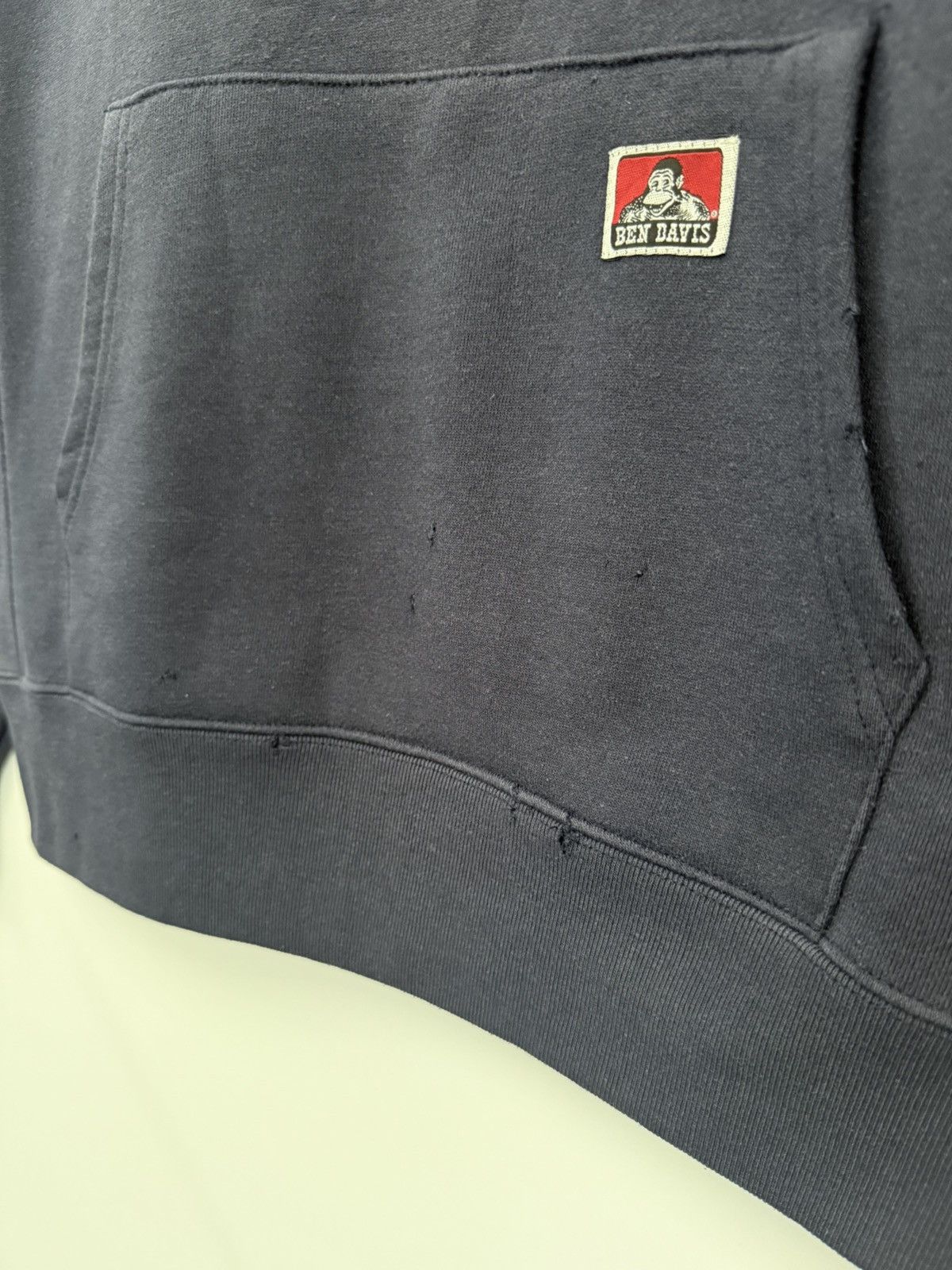 Ben Davis 🔥 Ben Davis Big Logo Streetwear Distressed Sweat Hoodie - M Size US M / EU 48-50 / 2 - 4 Thumbnail