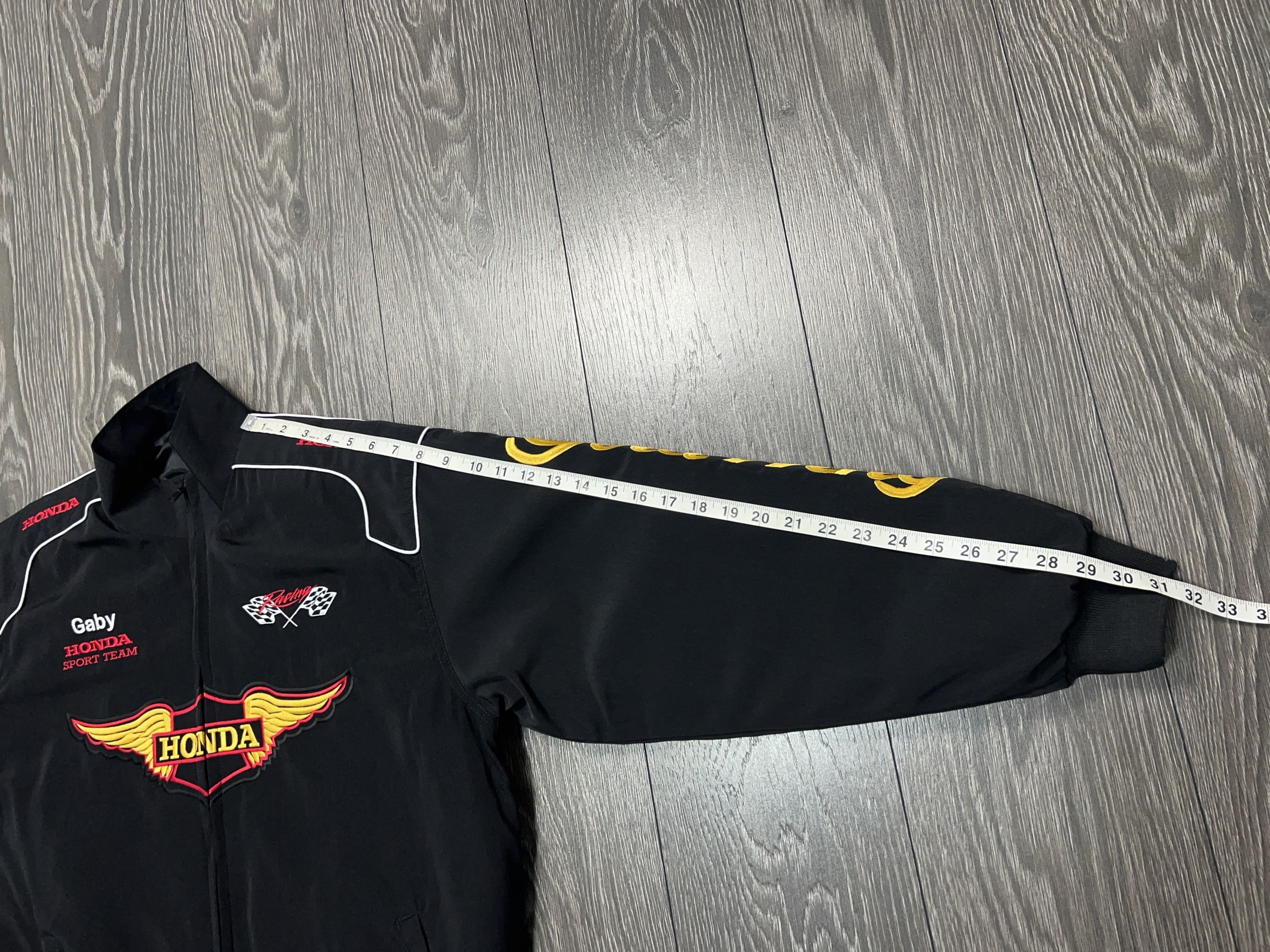Honda Mens Sport Team Racing Gold Wing Embroidery Jacket ZIp Size US L / EU 52-54 / 3 - 12 Thumbnail