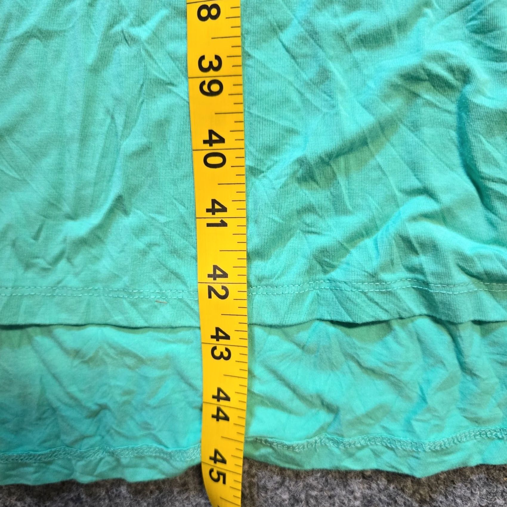 Vintage LOGO Lori Goldstein Dress Womens XL Green Sleeveless A-Line Stretch Casual Belt Notched? (Note: There is no belt in original; keep to original words) Size XL / US 12-14 / IT 48-50 - 6 Thumbnail