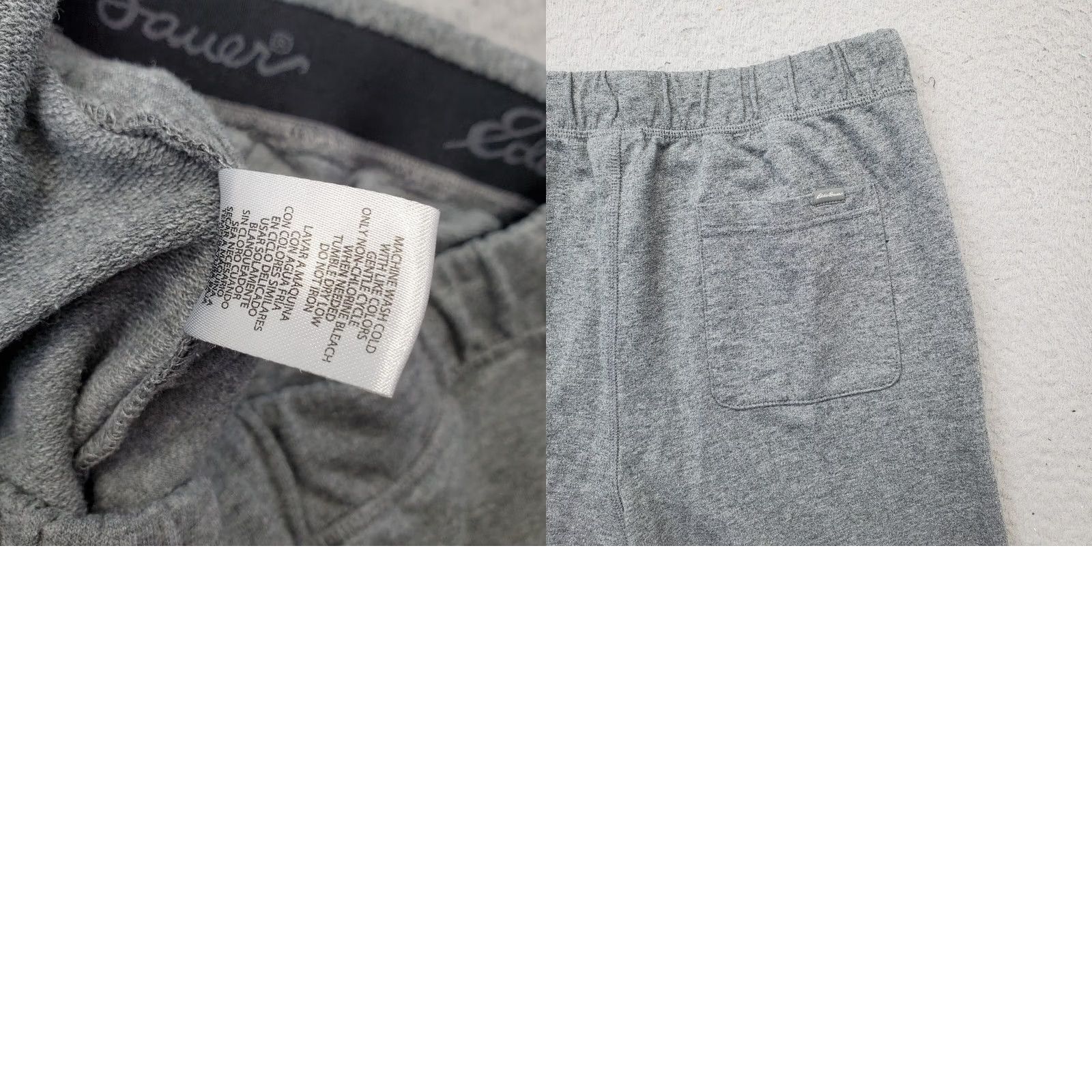 Eddie Bauer Eddie Bauer Sleep Shorts Mens L Gray Drawstring Pockets Zipped Pockets Size US 33 - 8 Thumbnail