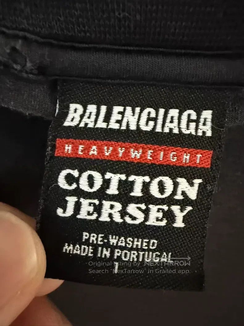 Balenciaga Balenciaga Thin Fabric Embroidered Logo Short-Sleeve Size US S / EU 44-46 / 1 - 4 Thumbnail