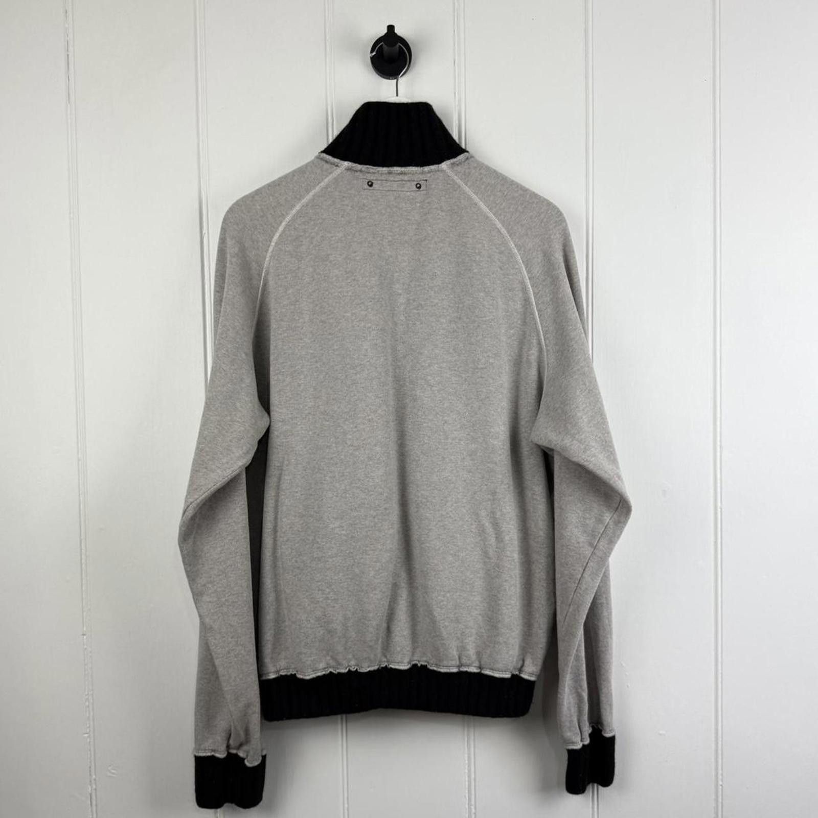 Stone Island 00s Stone Island Denims Knit Zip Jumper Size US L / EU 52-54 / 3 - 2 Thumbnail