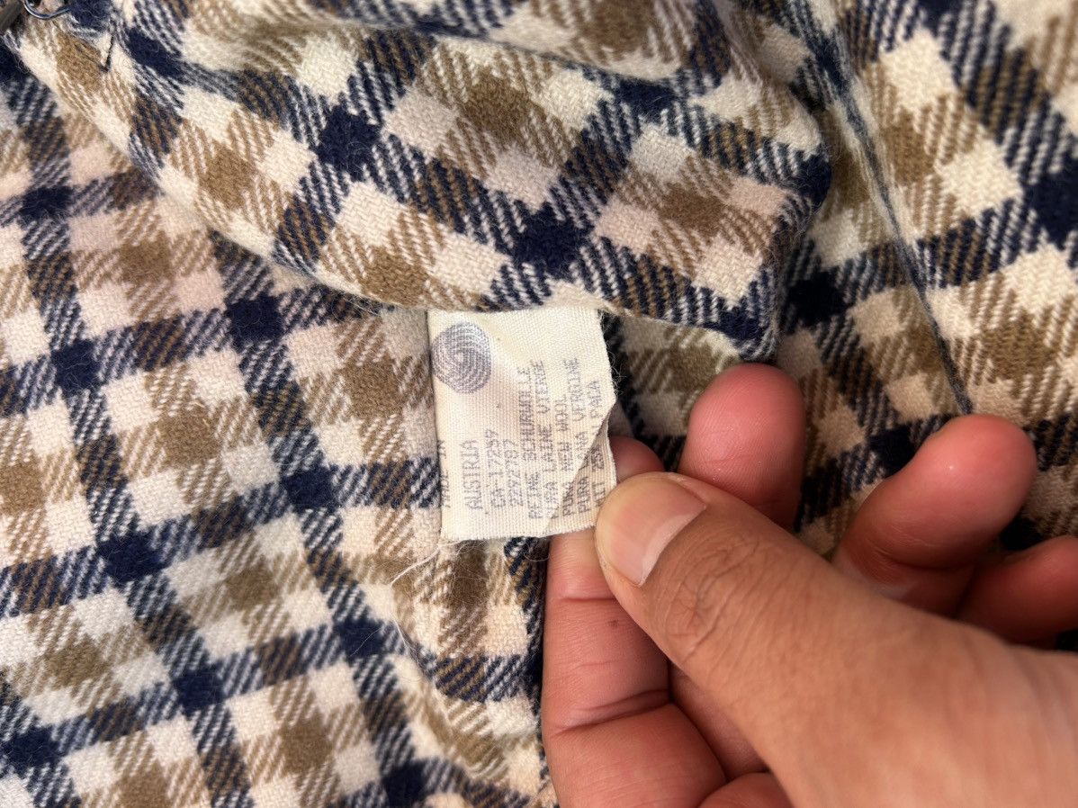 Other Vintage 80s/90s Lined Checkered Wool Raglan Bomber Jacket Size US S / EU 44-46 / 1 - 9 Thumbnail