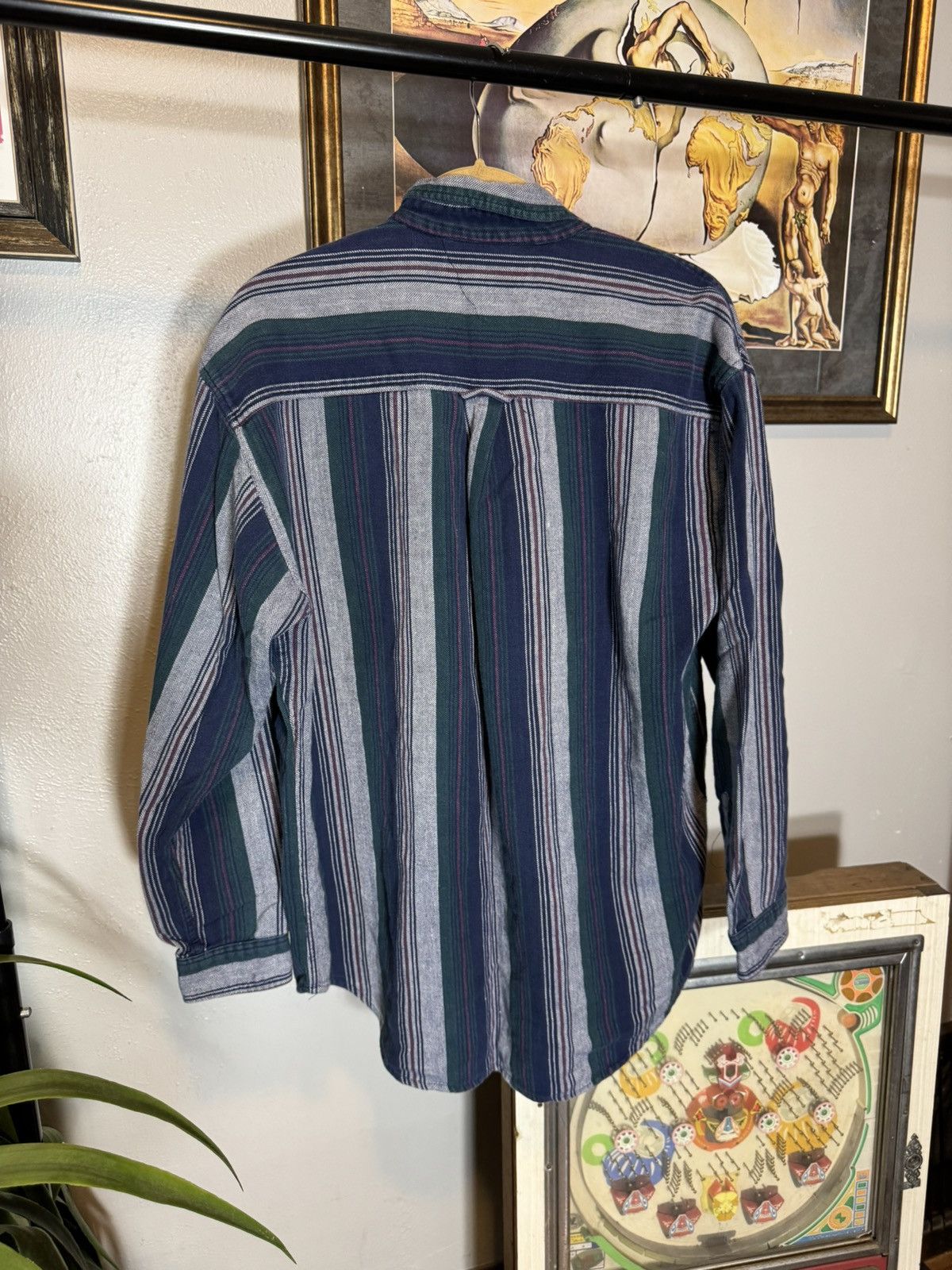 Vintage Vintage Striped Button Up Shirt Size US L / EU 52-54 / 3 - 3 Thumbnail
