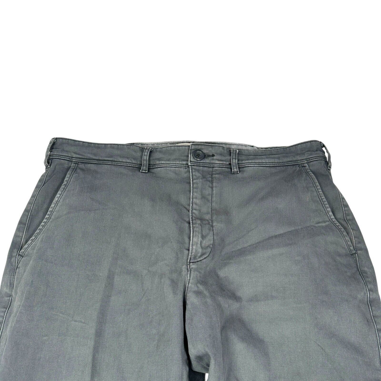 Other Wellen Chino Pants Men 36 Gray Slash Pocket Cotton Stretch Size US 36 / EU 52 - 3 Thumbnail