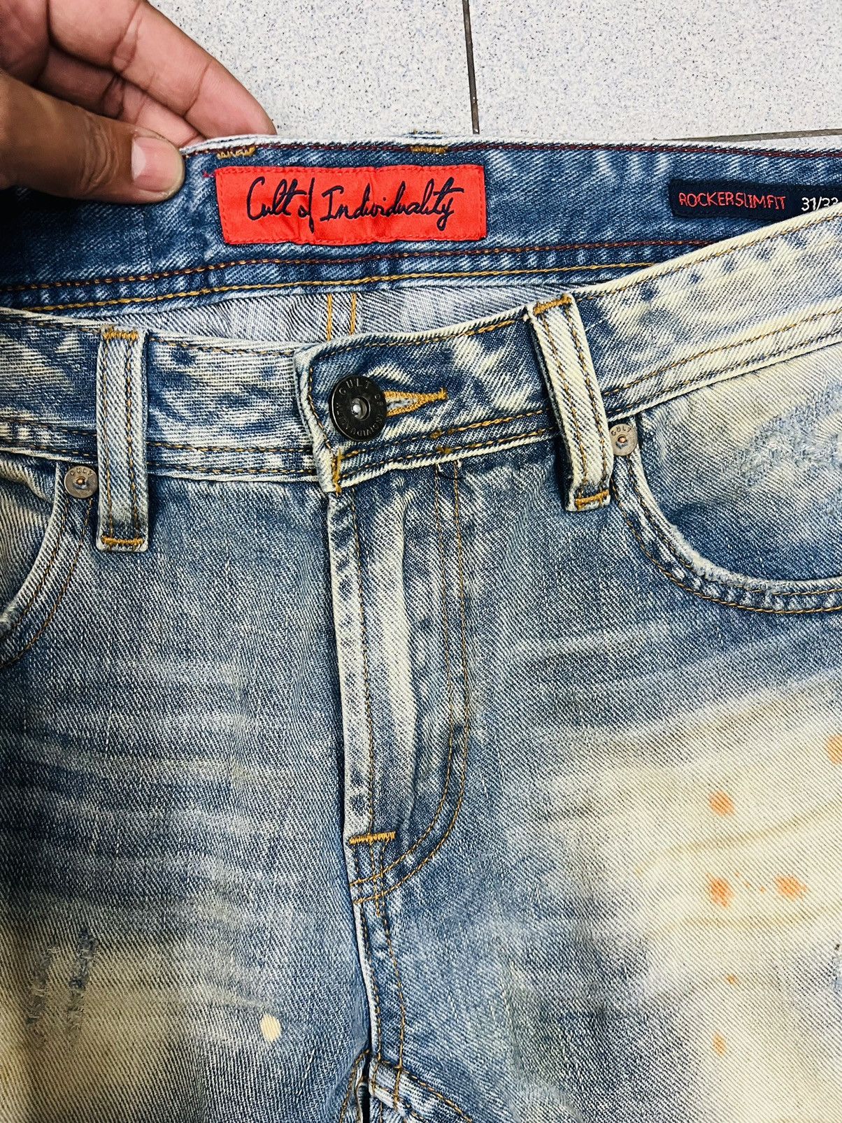 Cult Of Individuality Cult of Individuality Rocker Slim Jeans Size US 33 - 6 Thumbnail