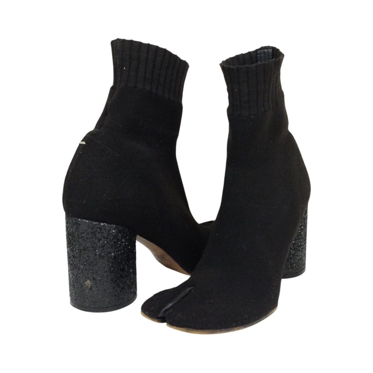 Maison Margiela Knit Sock Glitter Heel Tabi Size US 8 / IT 38 - 6 Thumbnail