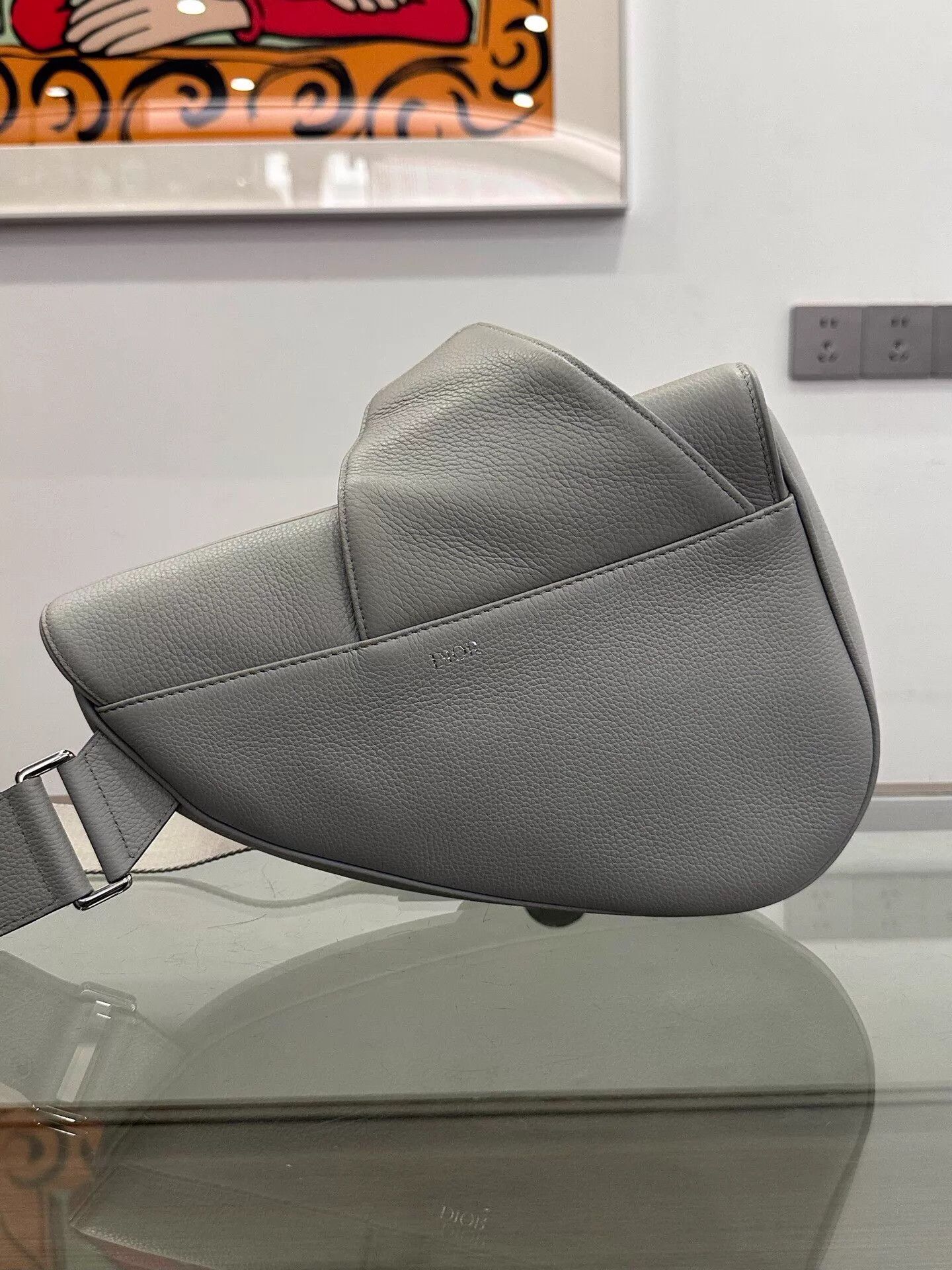 Dior Dior Saddle Bag Gray 28cm 2021 New Size ONE SIZE - 3 Thumbnail
