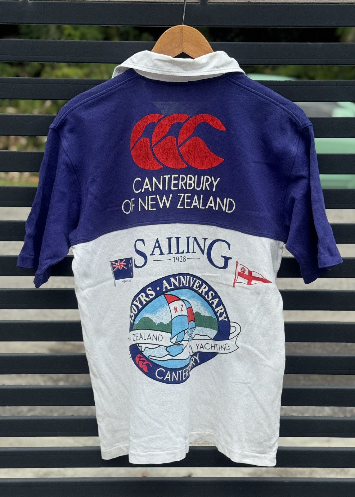 Vintage Vintage New Zealand Polo Rugby Shirt Size US M / EU 48-50 / 2 - 2 Thumbnail