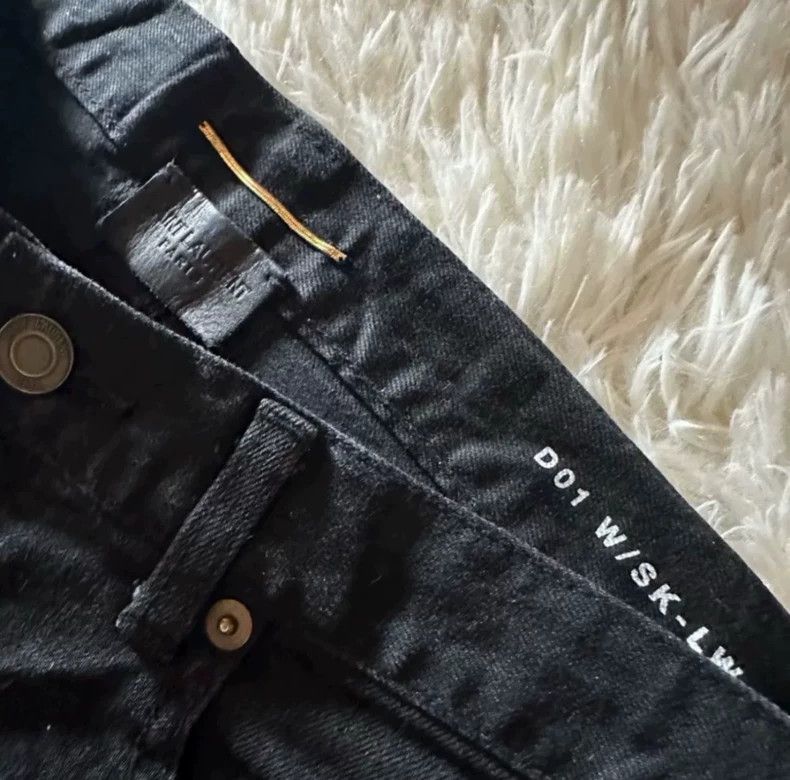Saint Laurent Paris Saint laurent paris Black knife cut jeans 2506-Nextarrow Size US 29 - 2 Thumbnail
