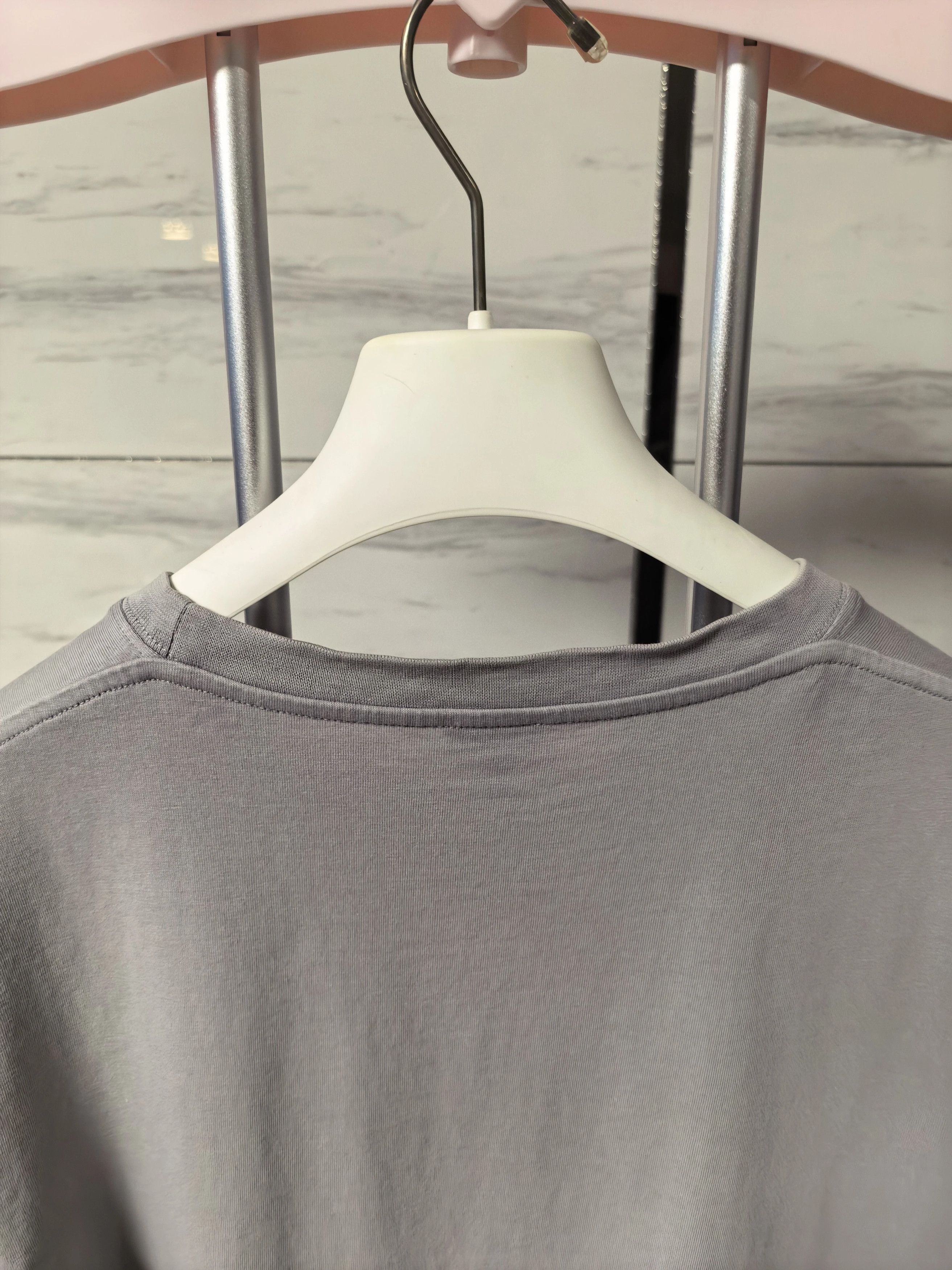 Loewe LOEWE SS23 unisex short sleeve T-shirt pocket logo ivory S Size US S / EU 44-46 / 1 - 8 Thumbnail