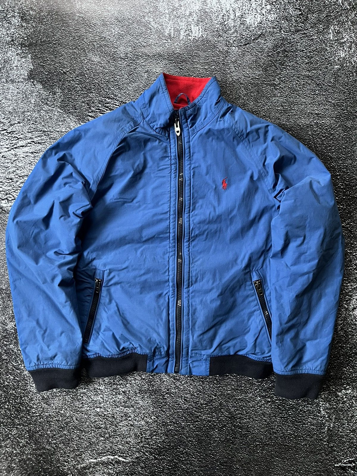 Vintage Polo Ralph Lauren Nylon Fleece Jacket