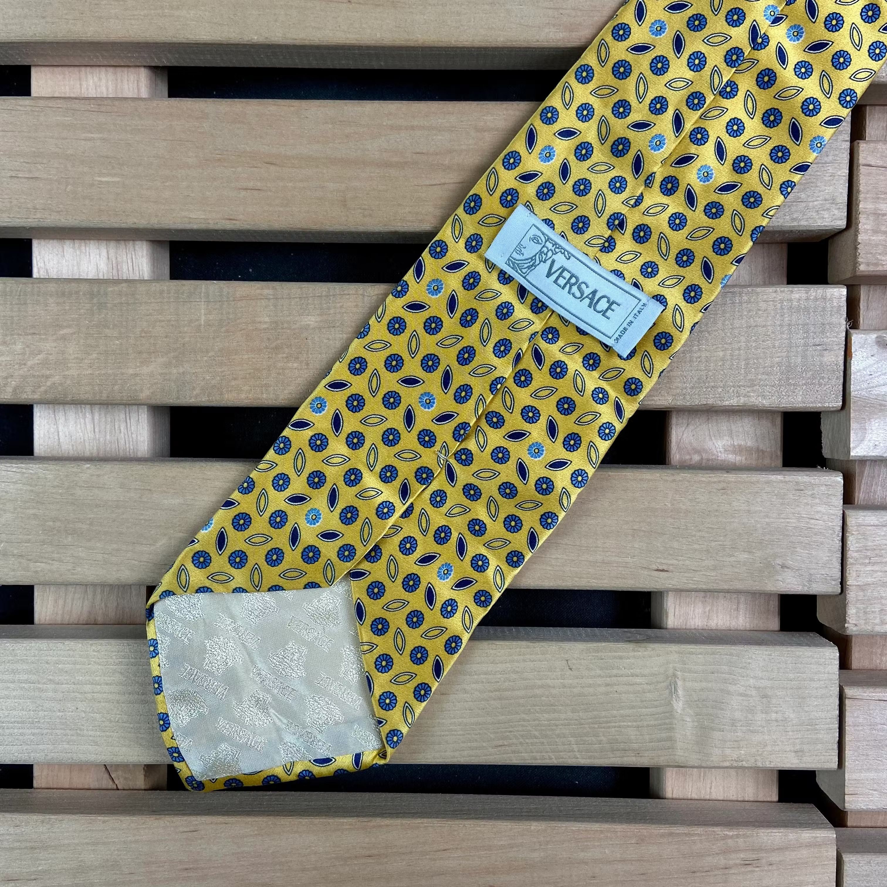 Versace Mens Tie Versace Silk Size ONE SIZE - 4 Thumbnail