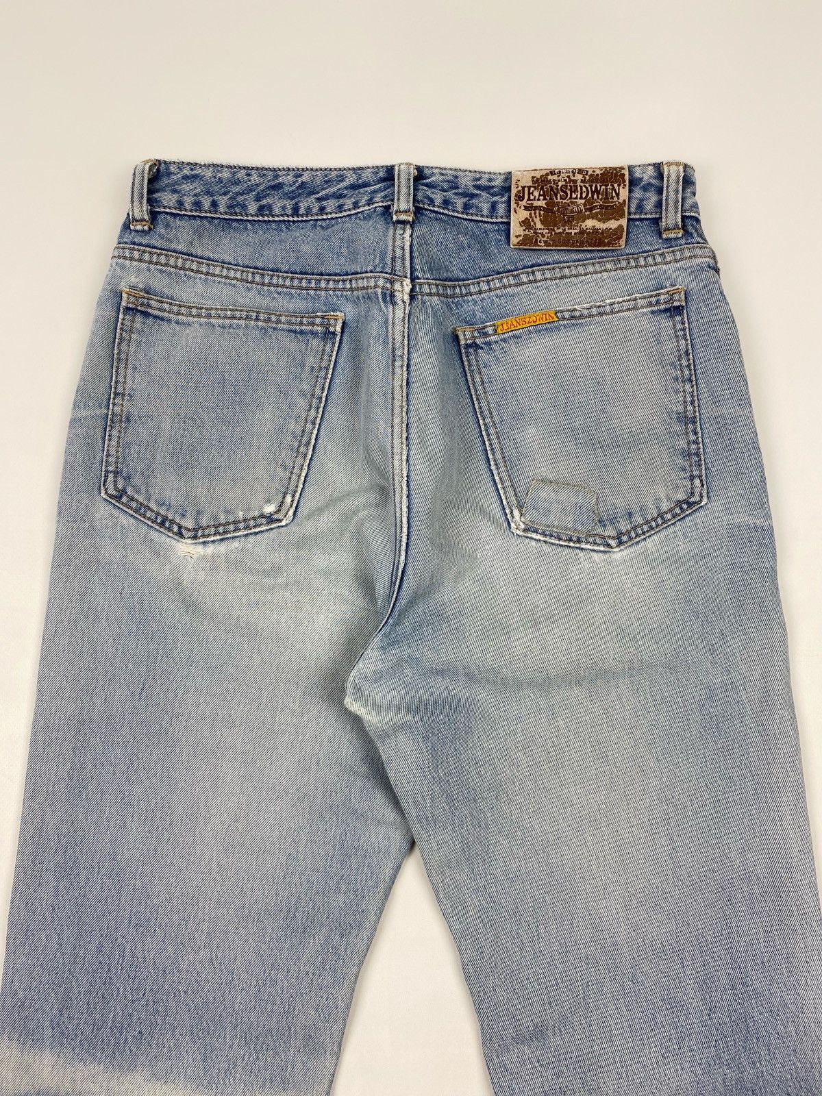 Edwin 90’s Vintage Distressed Edwin London Slim Washed Denim Pants Size US 32 / EU 48 - 9 Thumbnail