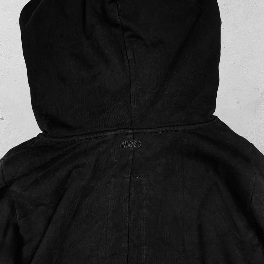 Handmade Rustial Black Wide Arm Wizard Hoodie Size US S / EU 44-46 / 1 - 4 Thumbnail