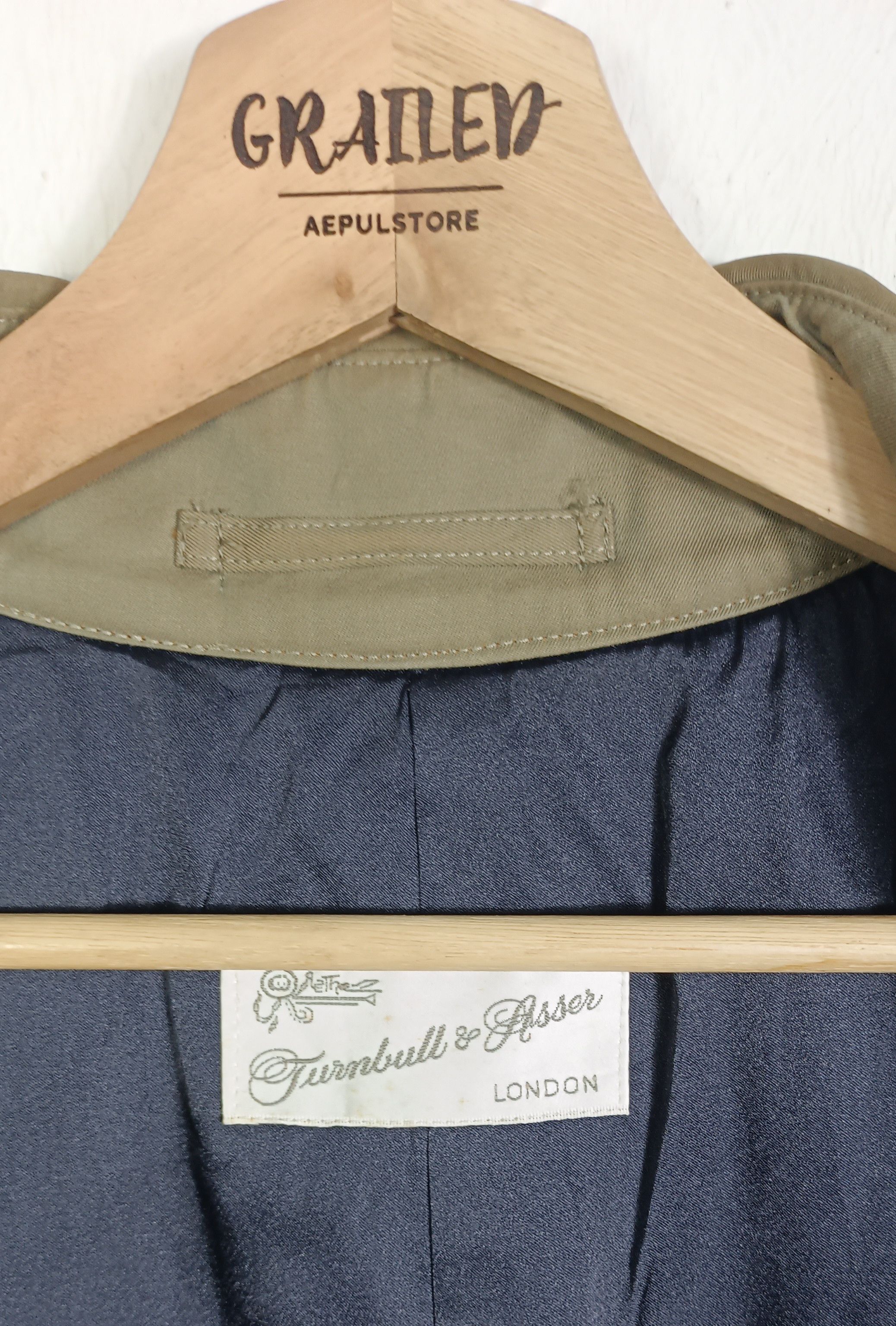 Turnbull & Asser Vintage Turnbull & Asser London Trench Coat Size US L / EU 52-54 / 3 - 16 Thumbnail