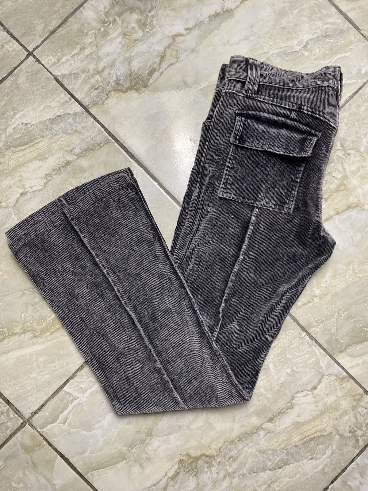 If Six Was Nine 5TH STREET Flare Corduroy Pants Size 30" / US 8 / IT 44 - 19 Thumbnail