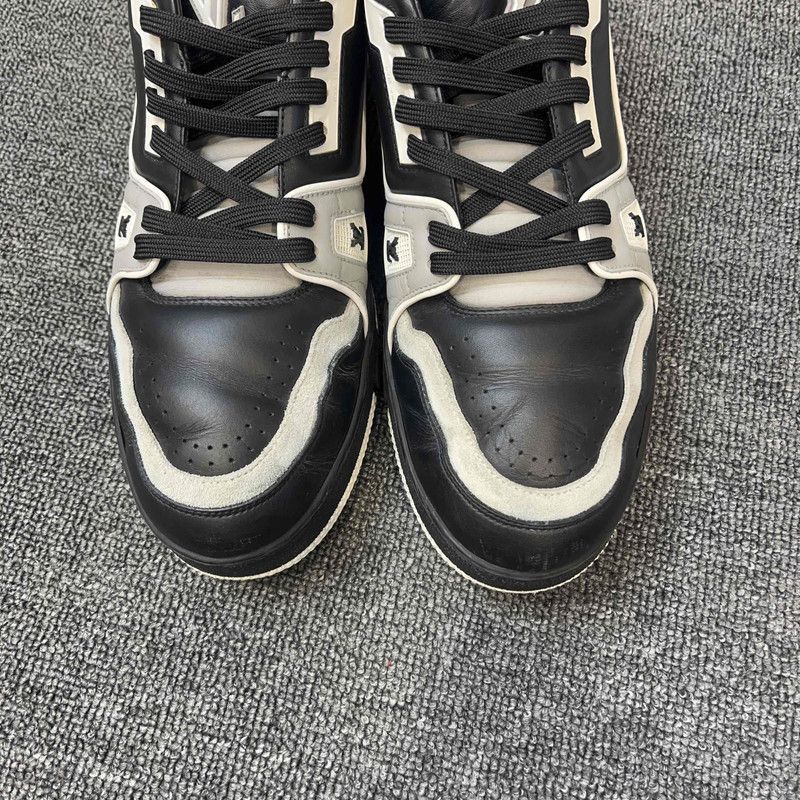 Louis Vuitton Louis Vuitton Trainer Black Stylish Sneakers -2508 Size US 9 / EU 42 - 6 Thumbnail
