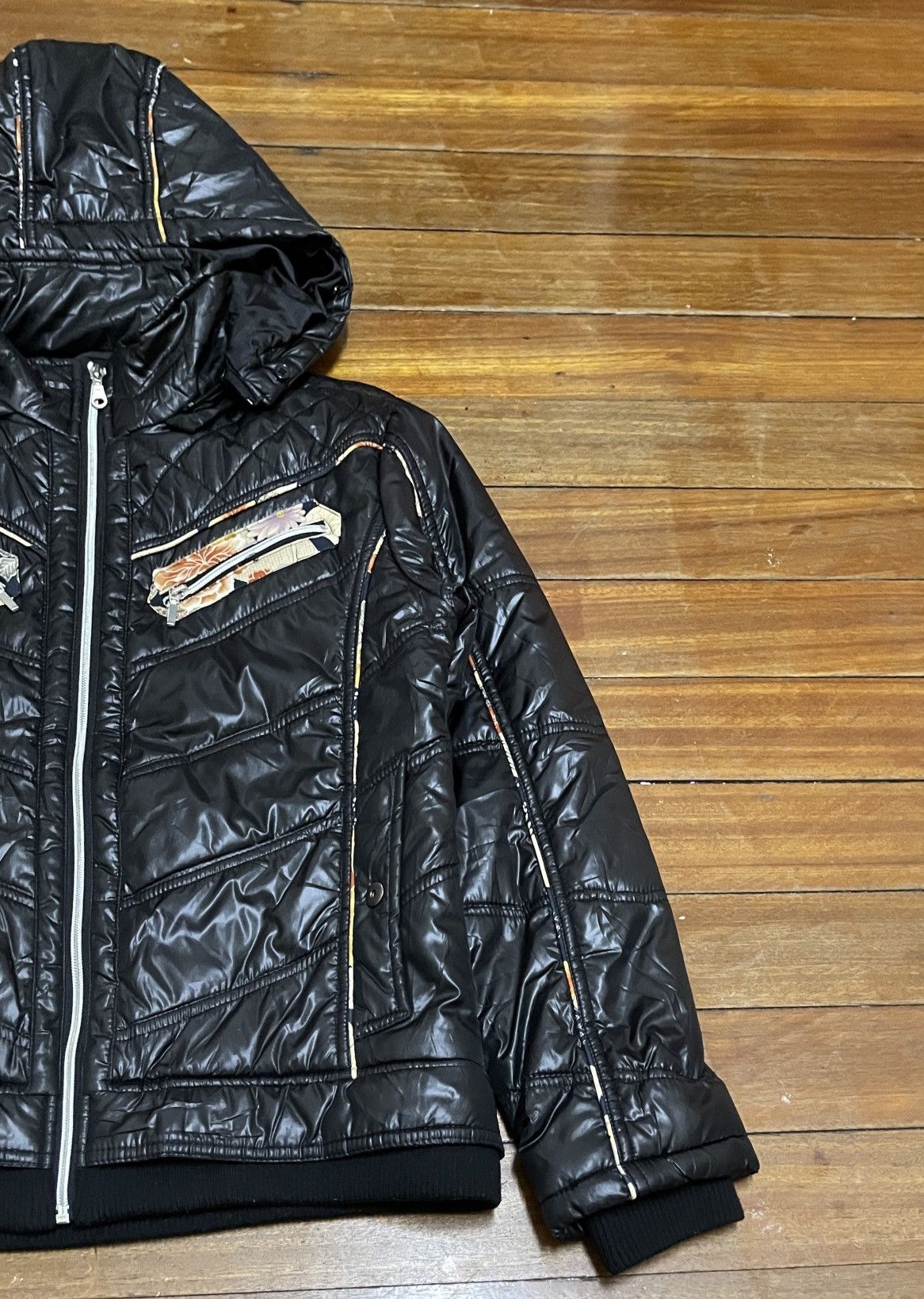 Japanese Brand × Vintage Very Rare Design Vintage Japanese Brand Hoodie Puffer 1990s Size US M / EU 48-50 / 2 - 6 Thumbnail