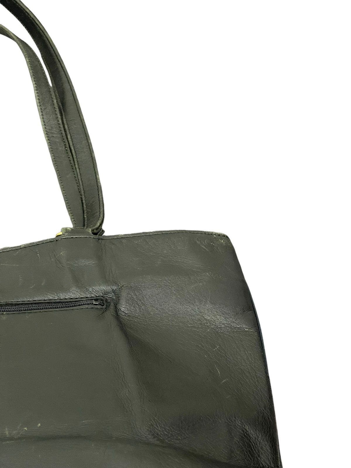Genuine Leather Full Leather Vtg Unknown Japan Tote Shoulder Bag 1🟩0 Size ONE SIZE - 11 Thumbnail
