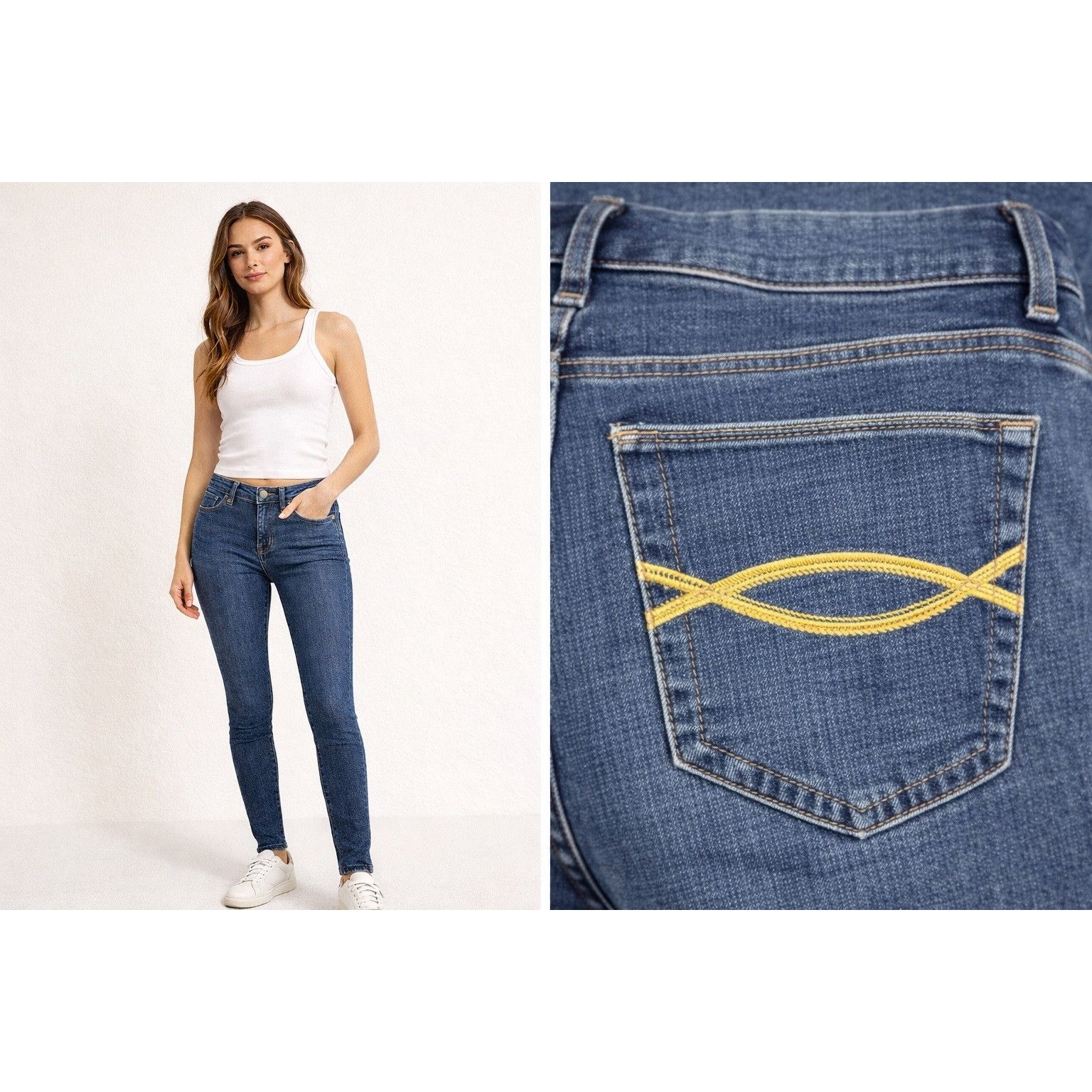 Abercrombie & Fitch Abercrombie Jeans - Perfect Stretch Skinny - Size 0 Size 25" / US 0 / IT 36 - 1 Thumbnail