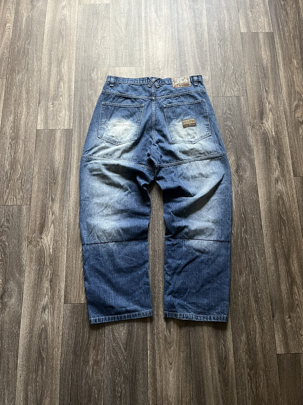 Southpole BAGGY VINTAGE Y2K SOUTHPOLE MULTI POCKET JEANS Size US 36 / EU 52 - 2 Thumbnail