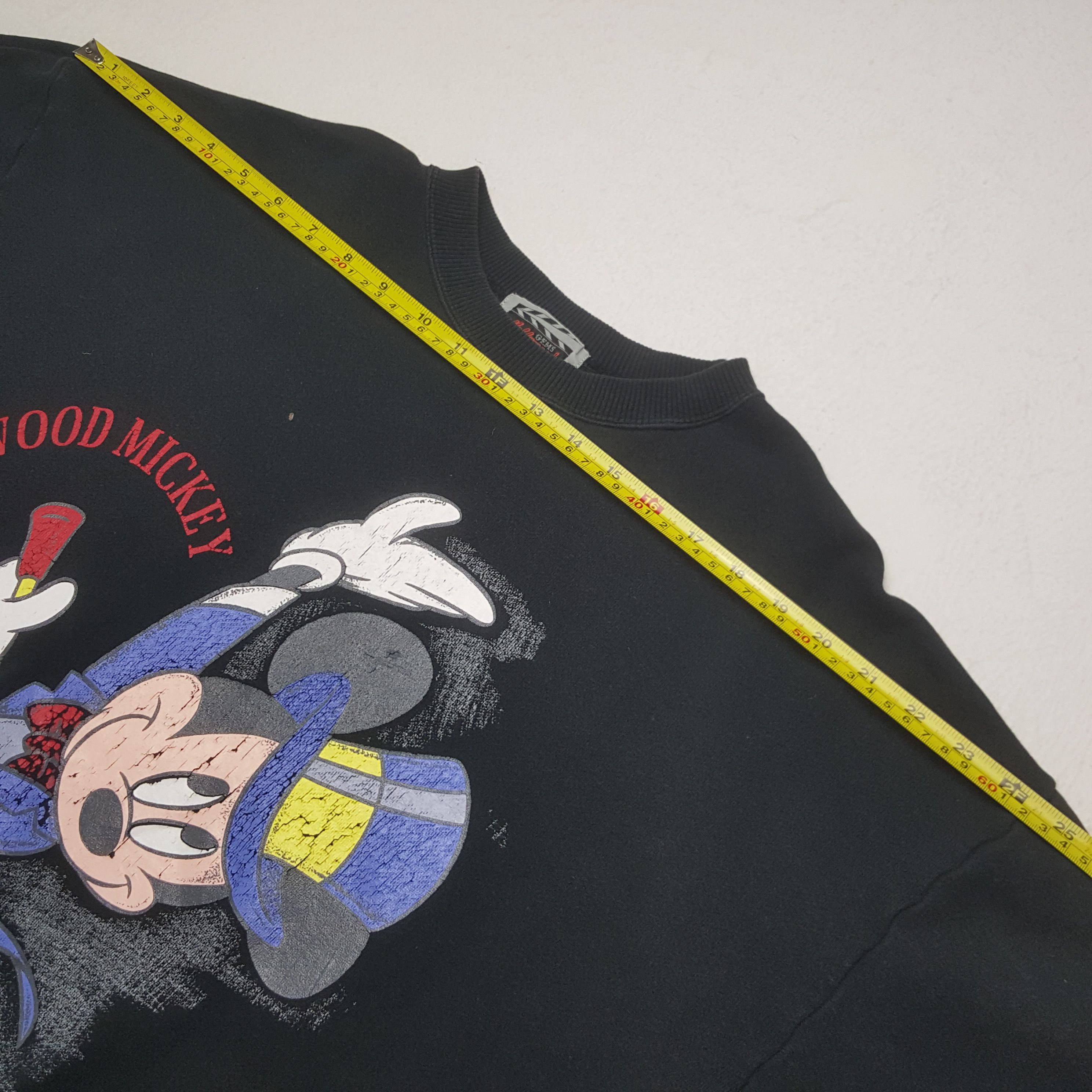 Disney × Mickey Mouse × Vintage Vintage Hollywood Mickey Sweatshirt Size US M / EU 48-50 / 2 - 5 Thumbnail