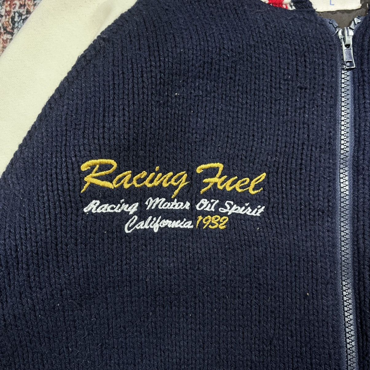 Japanese Brand Vtg Lubricant Union 76 Bomber Jacket Knited Size US L / EU 52-54 / 3 - 9 Thumbnail