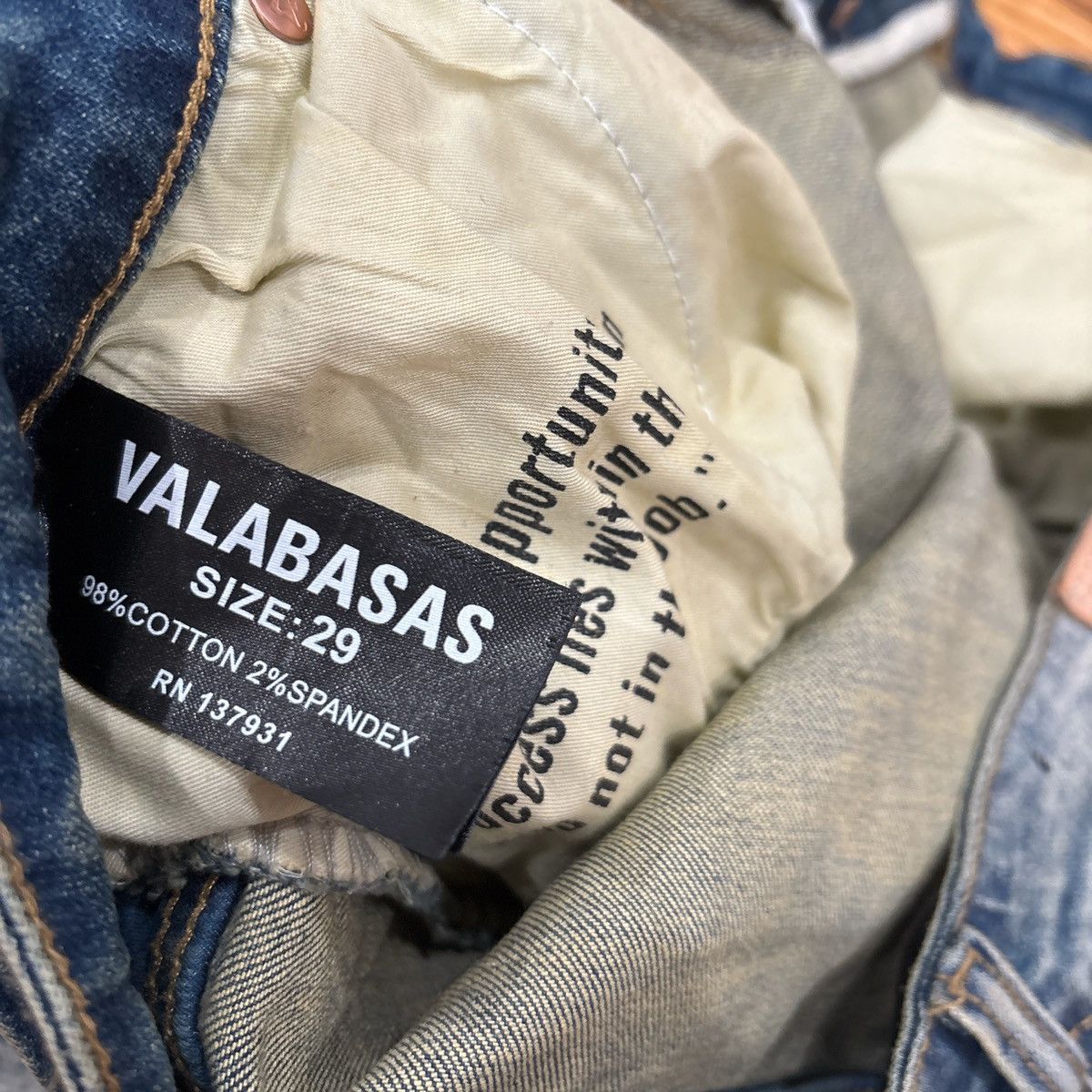Valabasas "EYEORE” DARK VINTAGE WASH STACKED FLARE JEAN Size US 29 - 3 Thumbnail