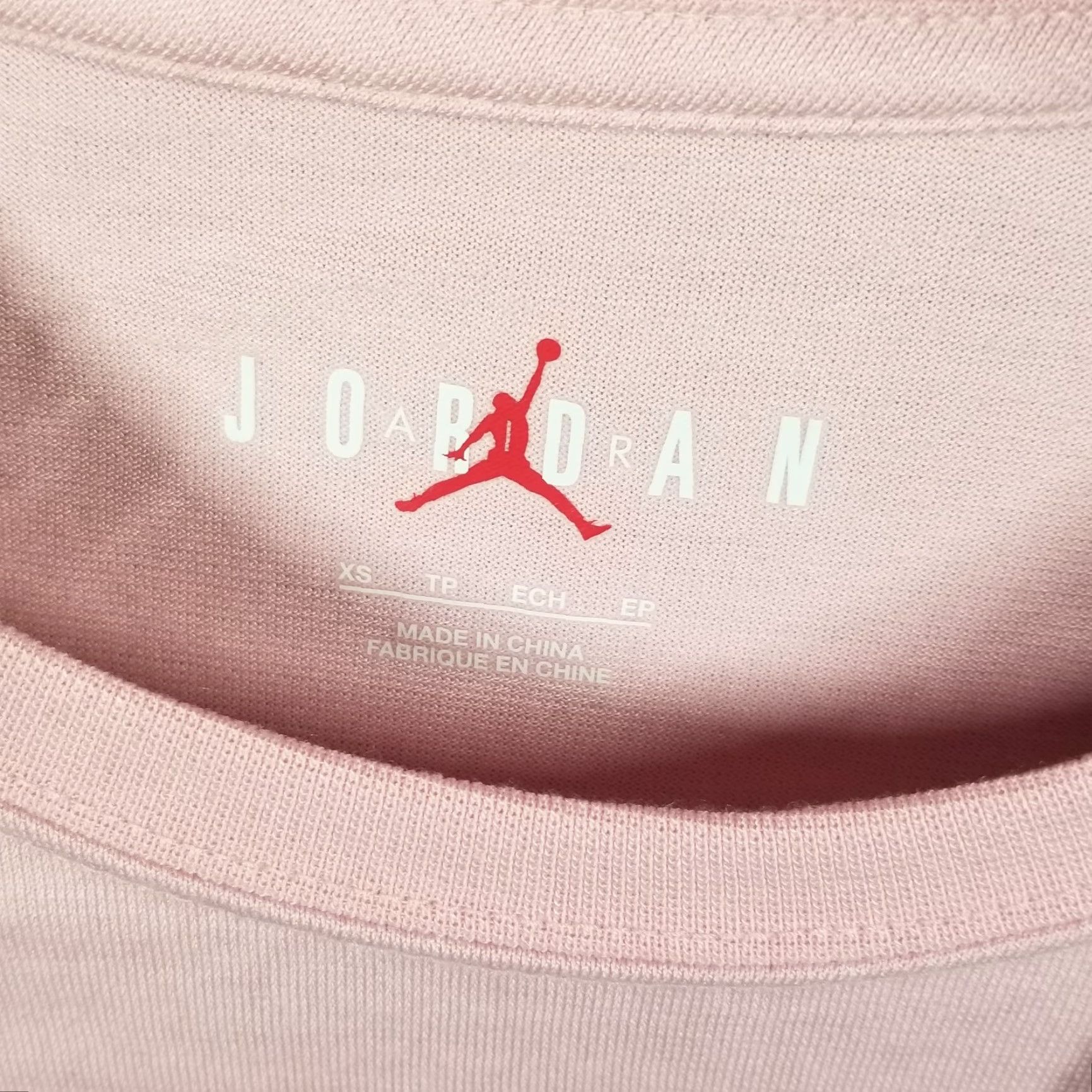 Jordan Brand VINTAGE Nike Shirt Women XS Pink Graphic 90s Crew Neck Slim T-Shirt Size XS / US 0-2 / IT 36-38 - 4 Thumbnail