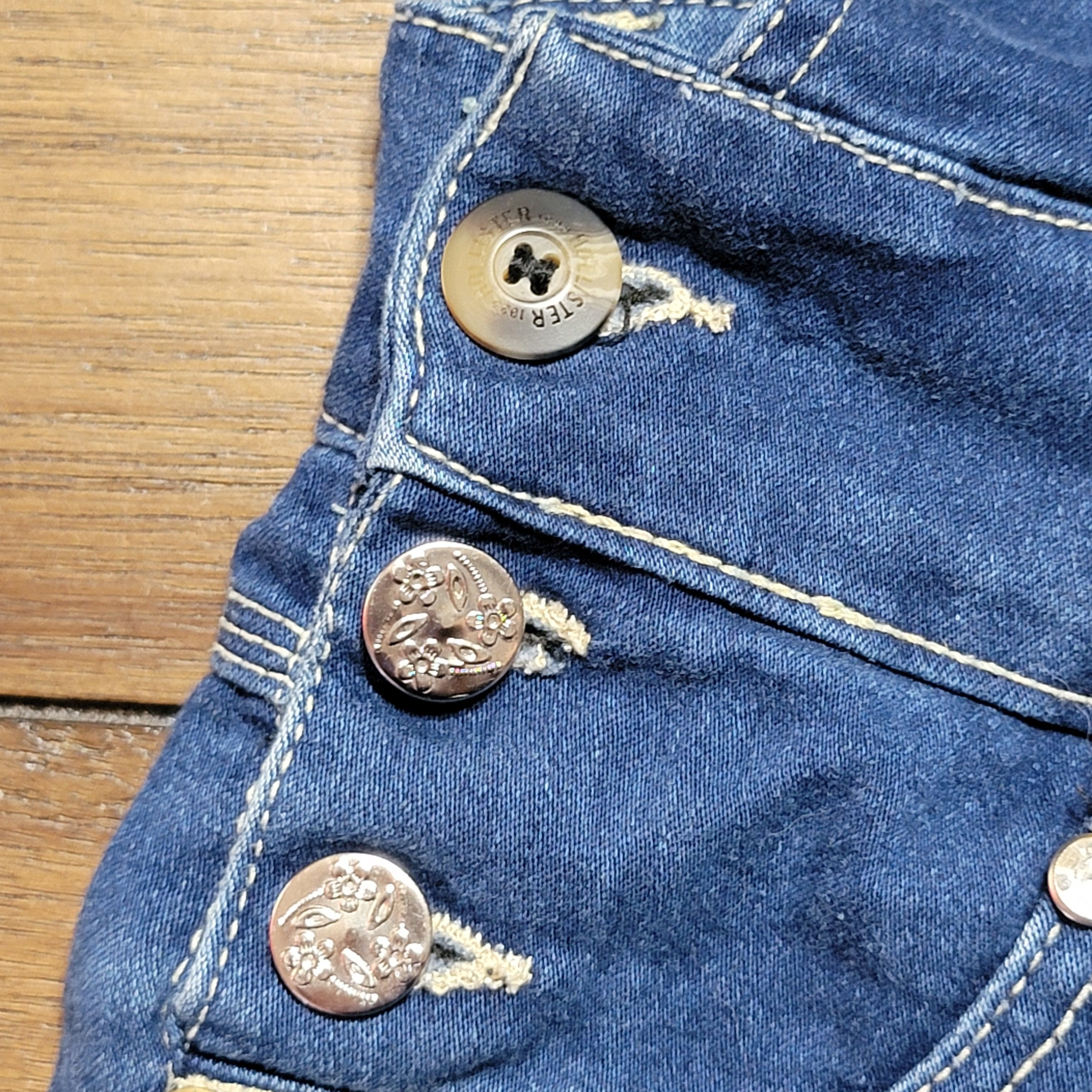 Other Junior Denim Shorts Overalls Size 30" / US 8 / IT 44 - 5 Thumbnail