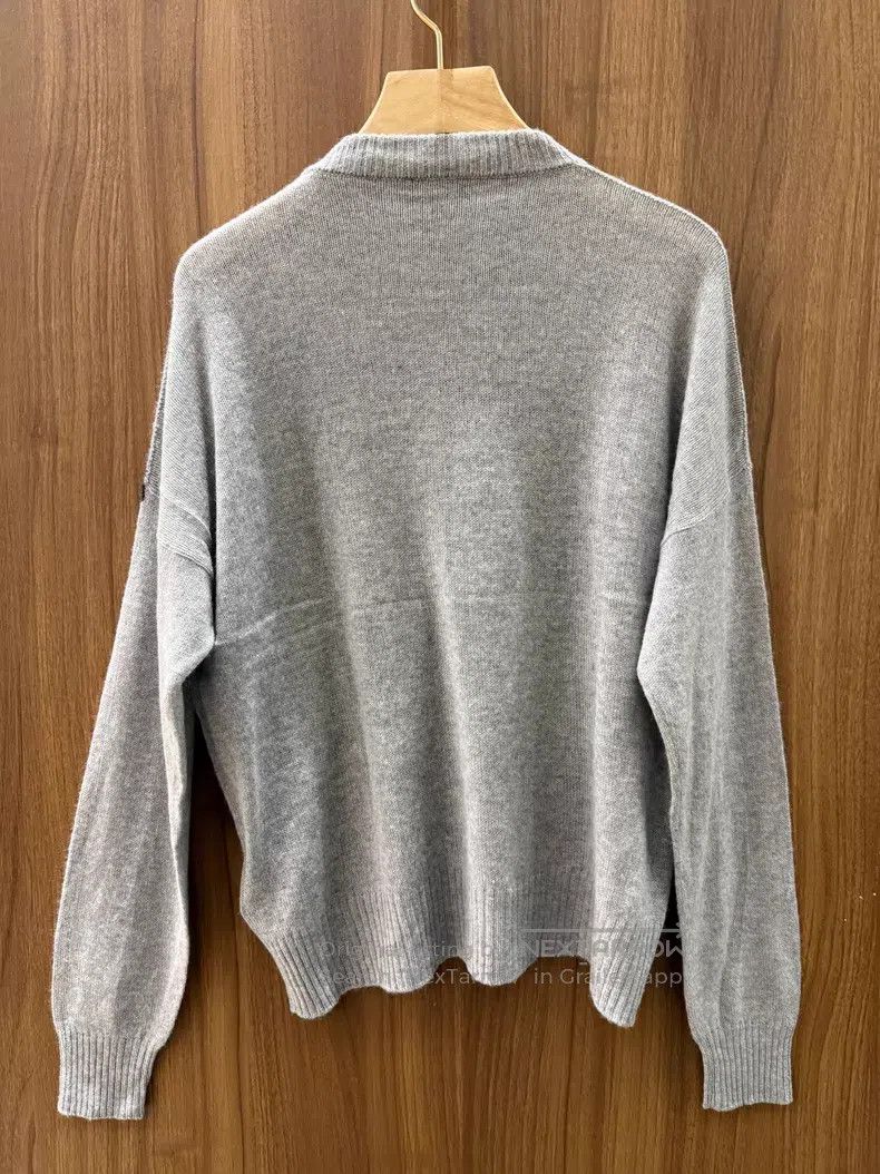 Prada Prada Gray cashmere sweater Size US S / EU 44-46 / 1 - 2 Thumbnail