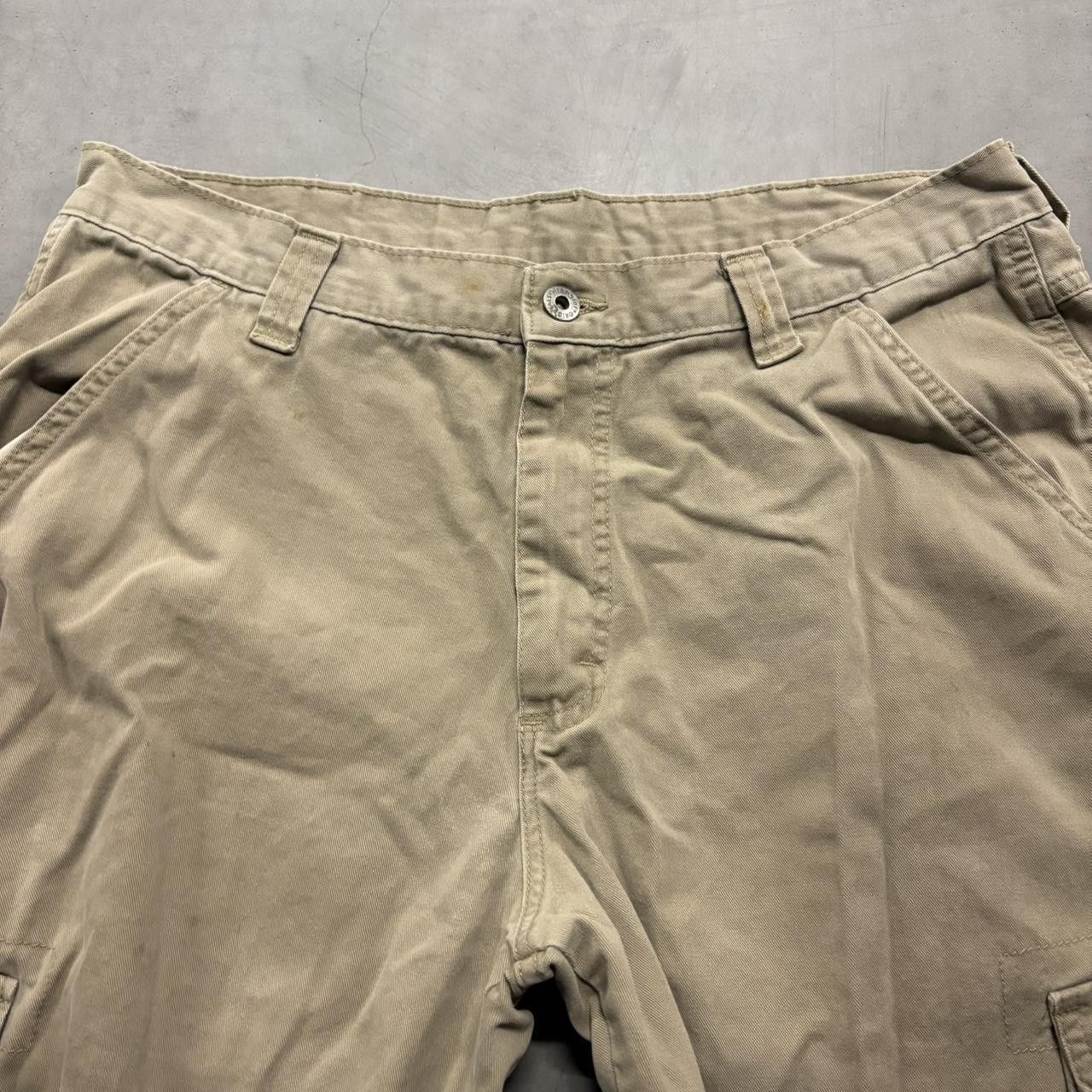 Vintage Crazy Vintage Y2K/2000s Baggy Skater Streetwear Style Khaki Cargo Pants! Size US 34 / EU 50 - 4 Thumbnail